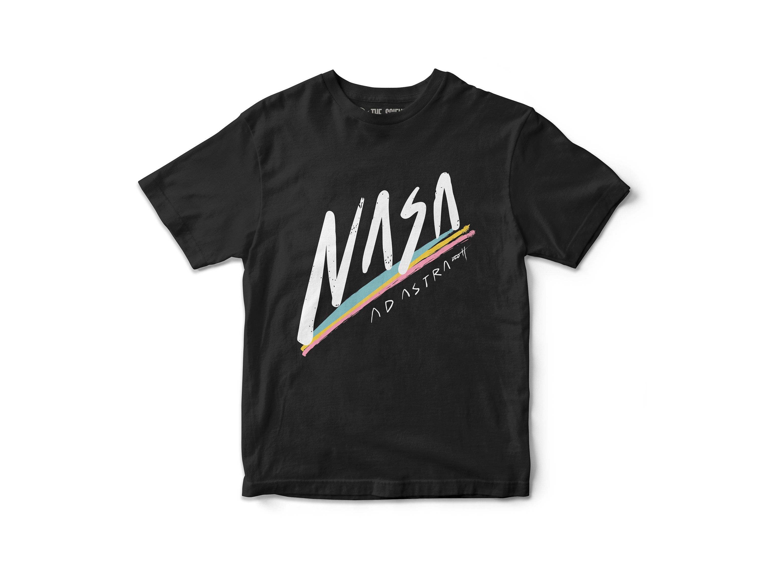 80's NASA Grunge T-Shirt - Retro / Vintage NASA TShirt - Graphic Space & Astronomy Tee