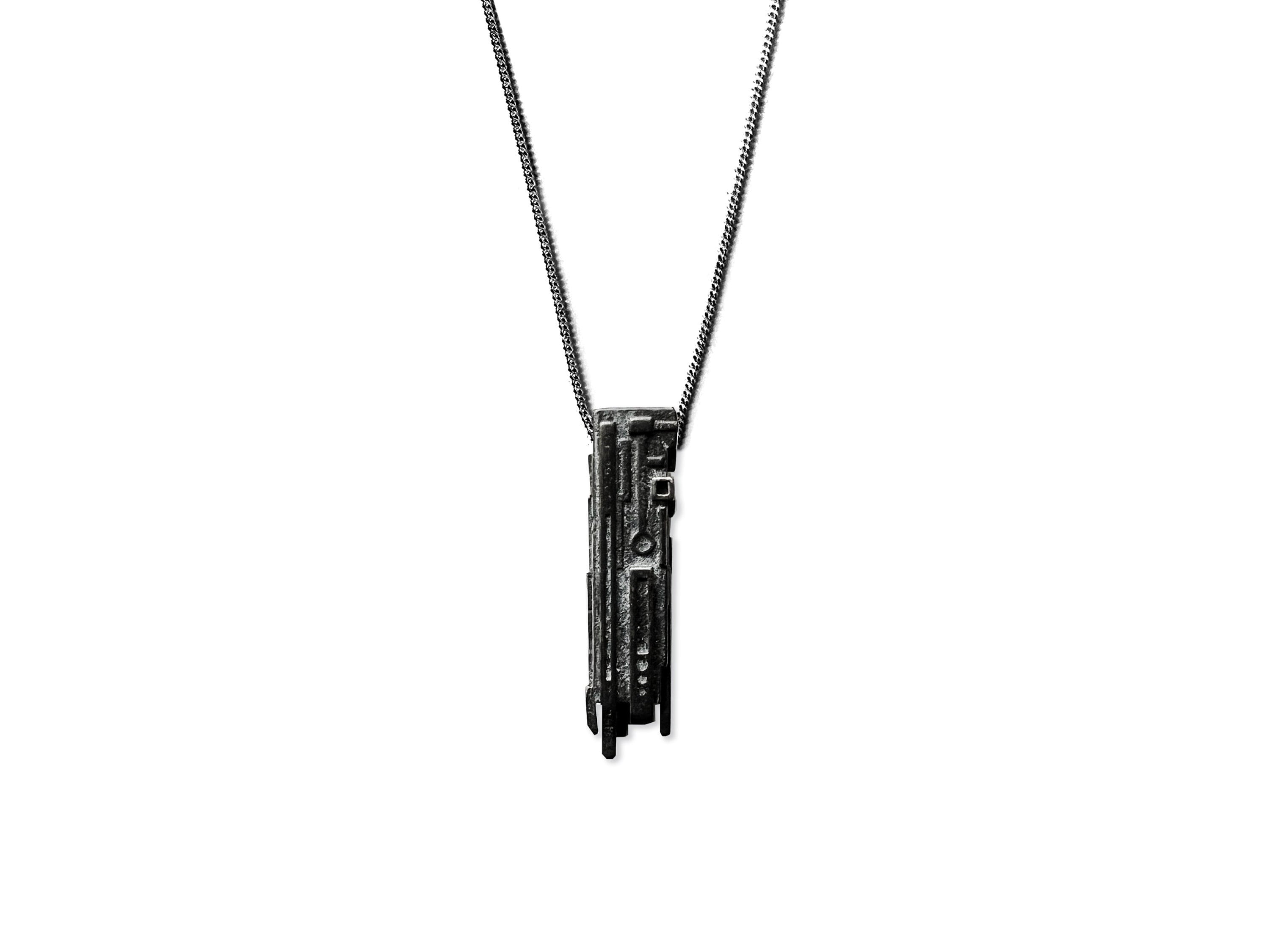 Minimalist Razor Blade Pendant Necklace