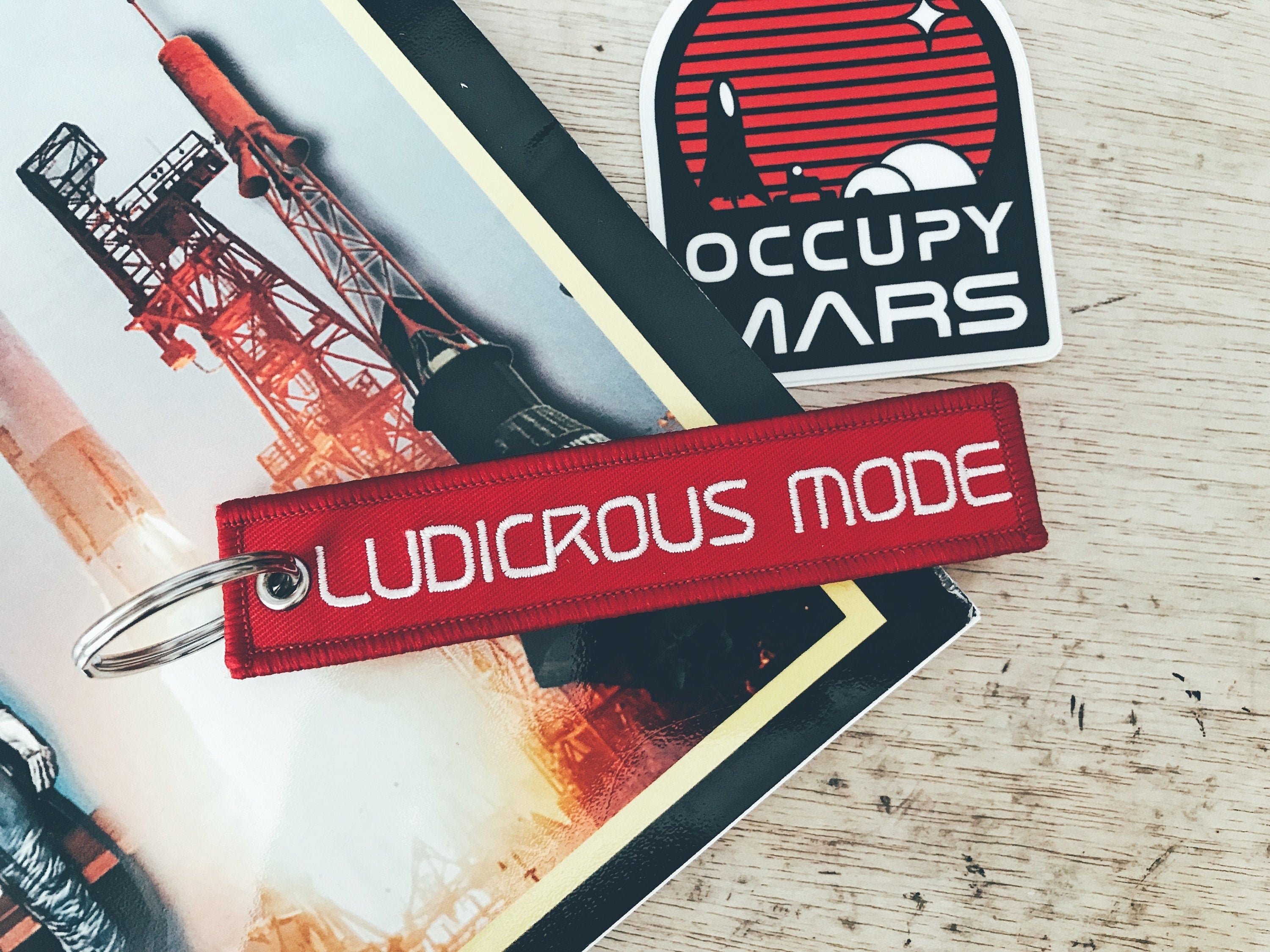 'Ludicrous Mode' Flight Keychain