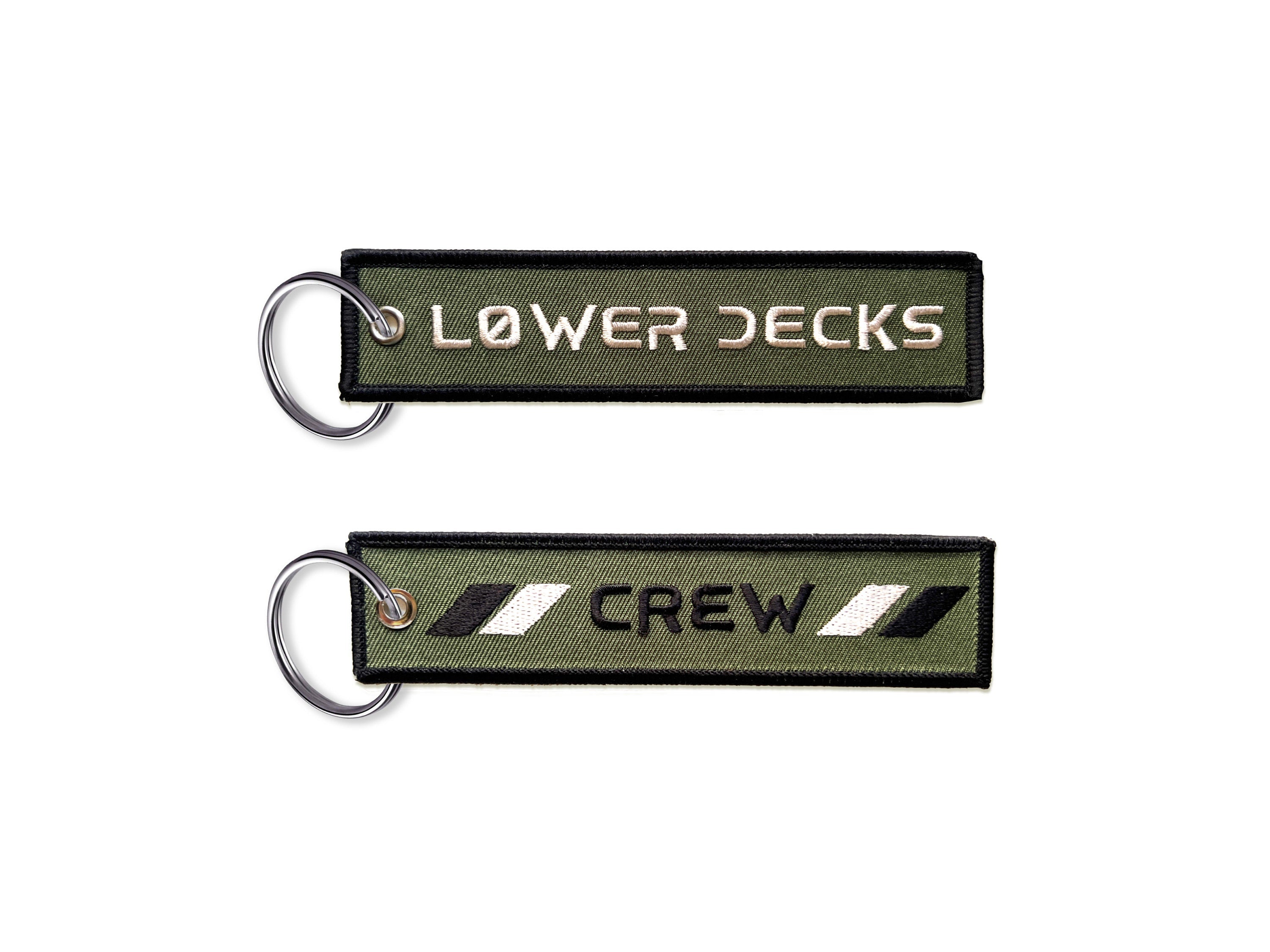 Cargo Hold "Remove Before Flight" Keychain / Sci-Fi EDC Keytag / Cyberpunk Bridge Crew Tag