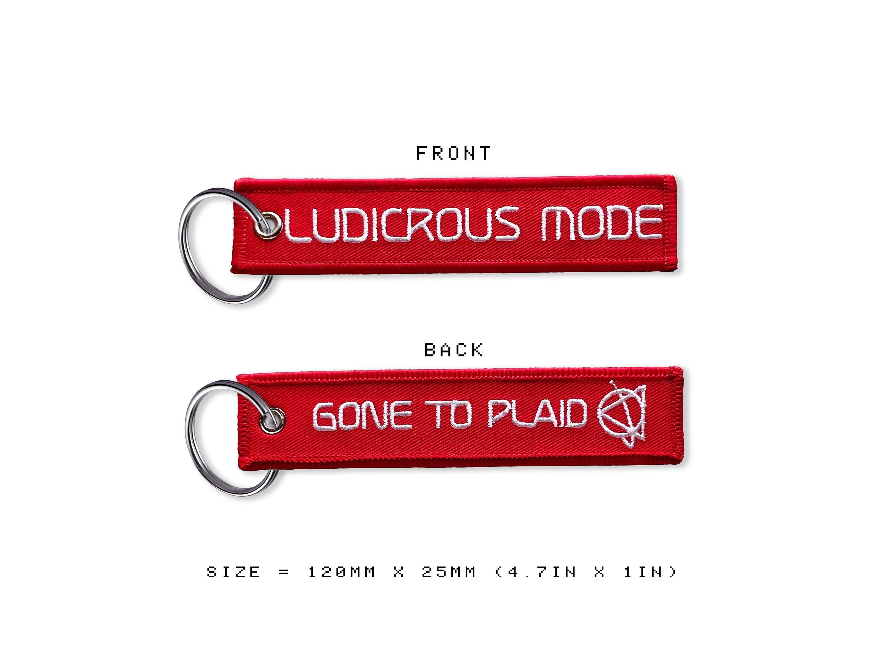 'Ludicrous Mode' Flight Keychain