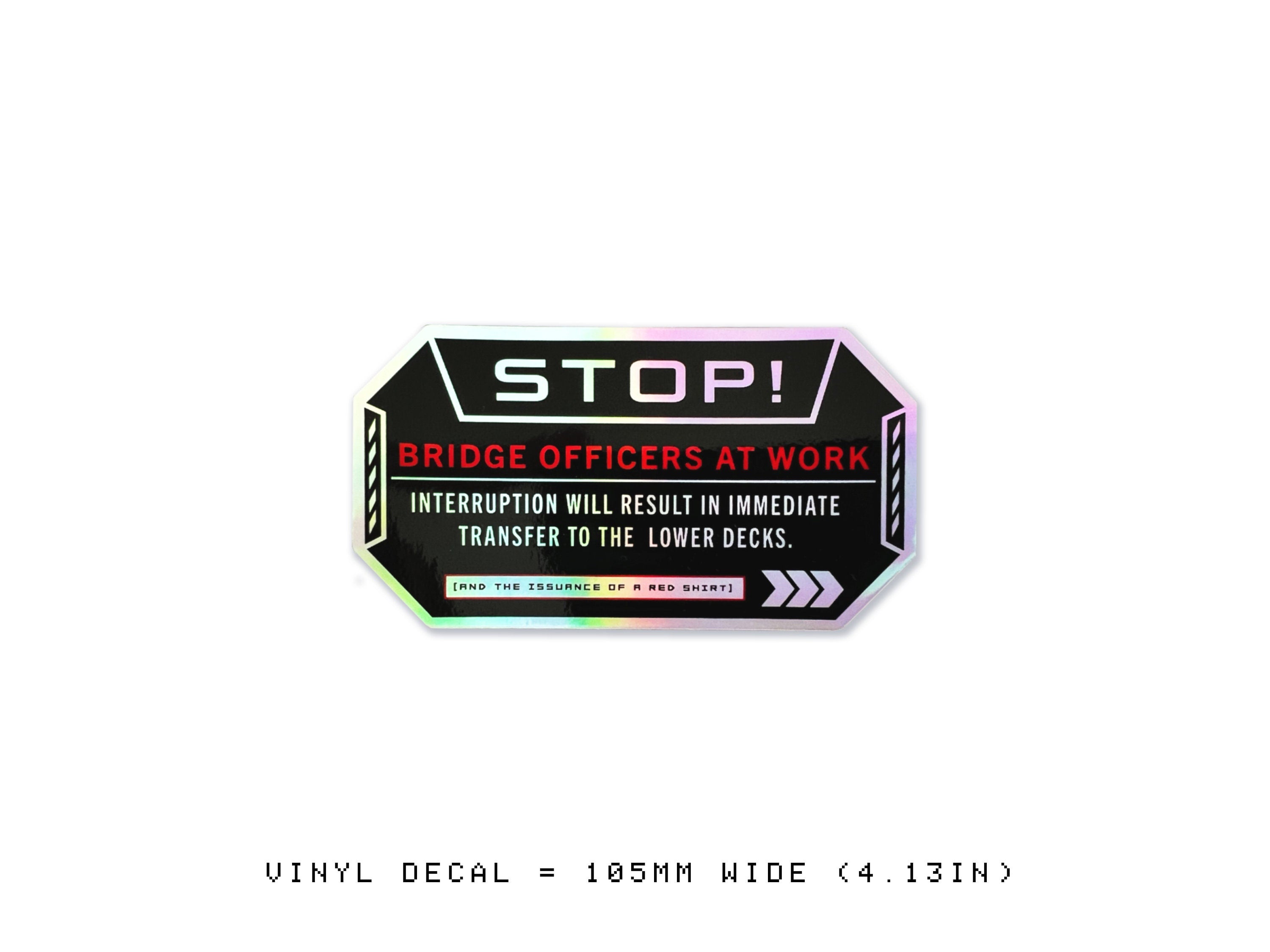Bridge Officer's Holographic Decal
