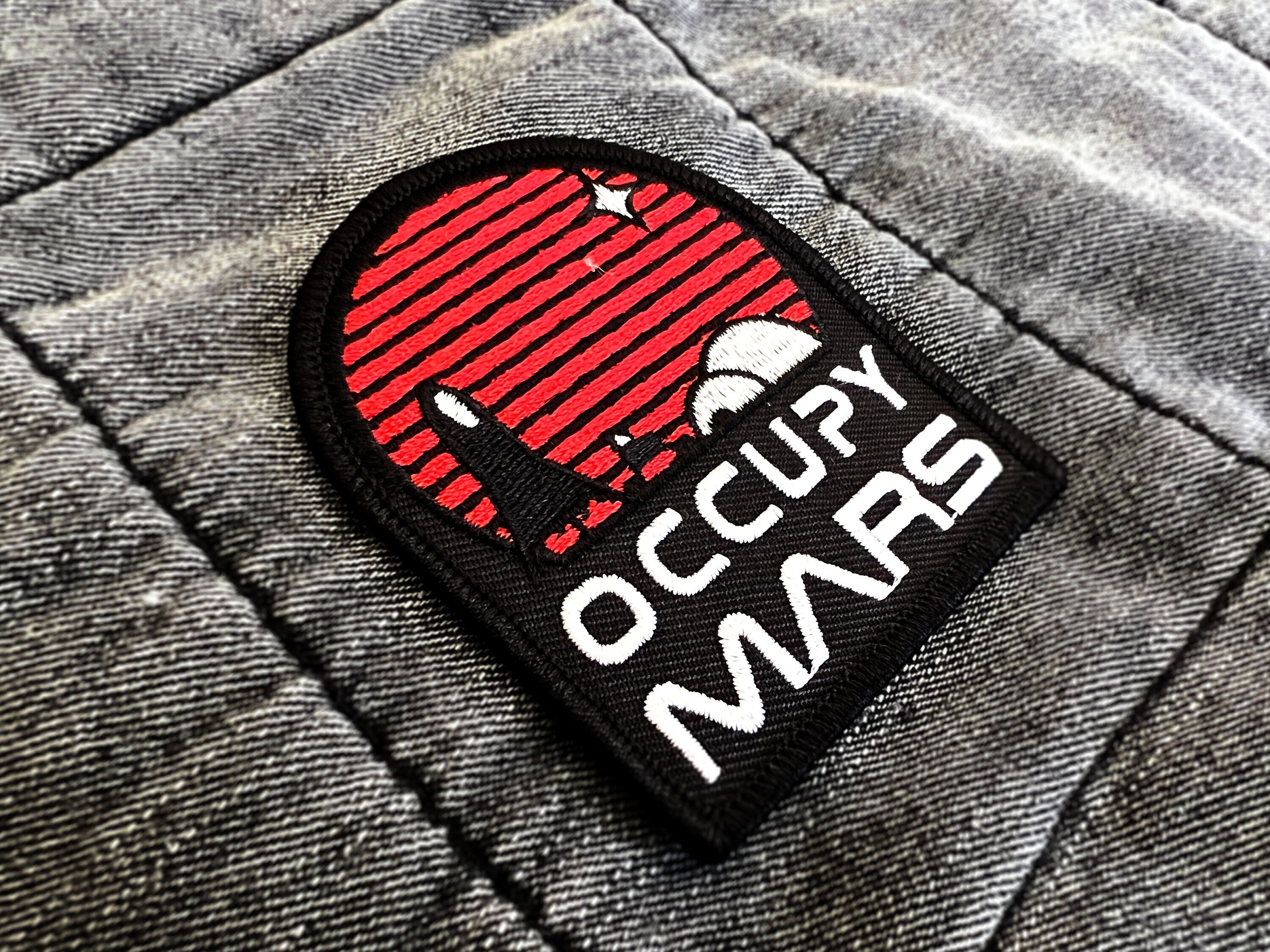 Occupy Mars Embroidered Patch