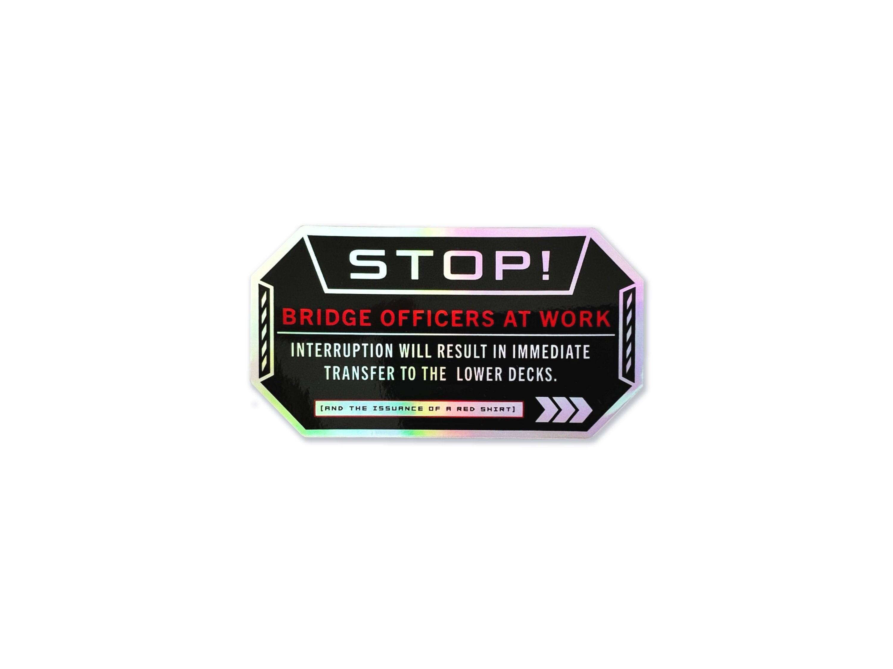 Bridge Officer's Holographic Decal