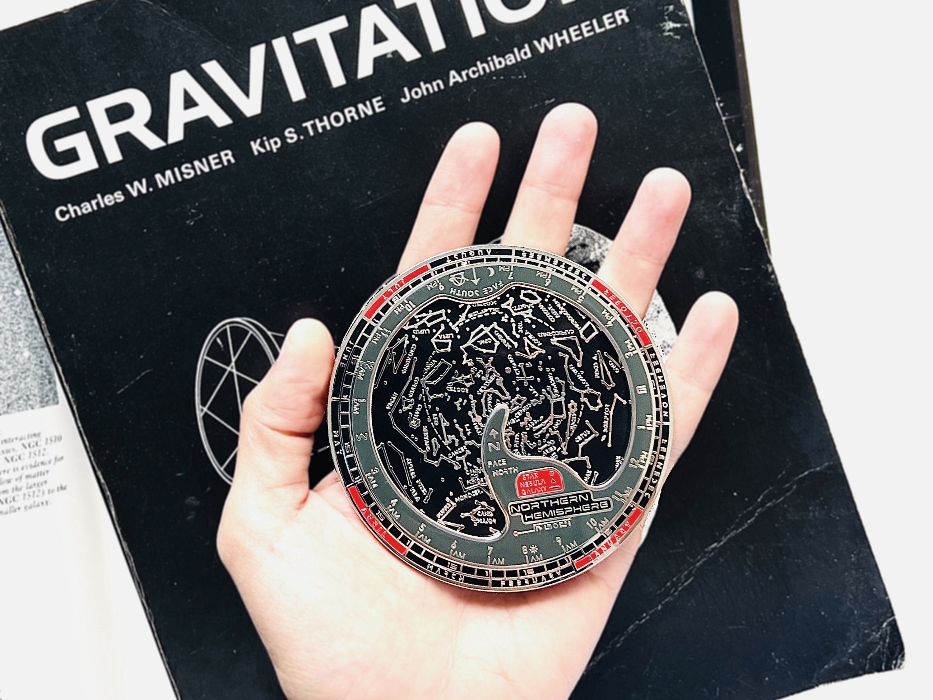 Northern Hemisphere Planisphere Enamel Pin