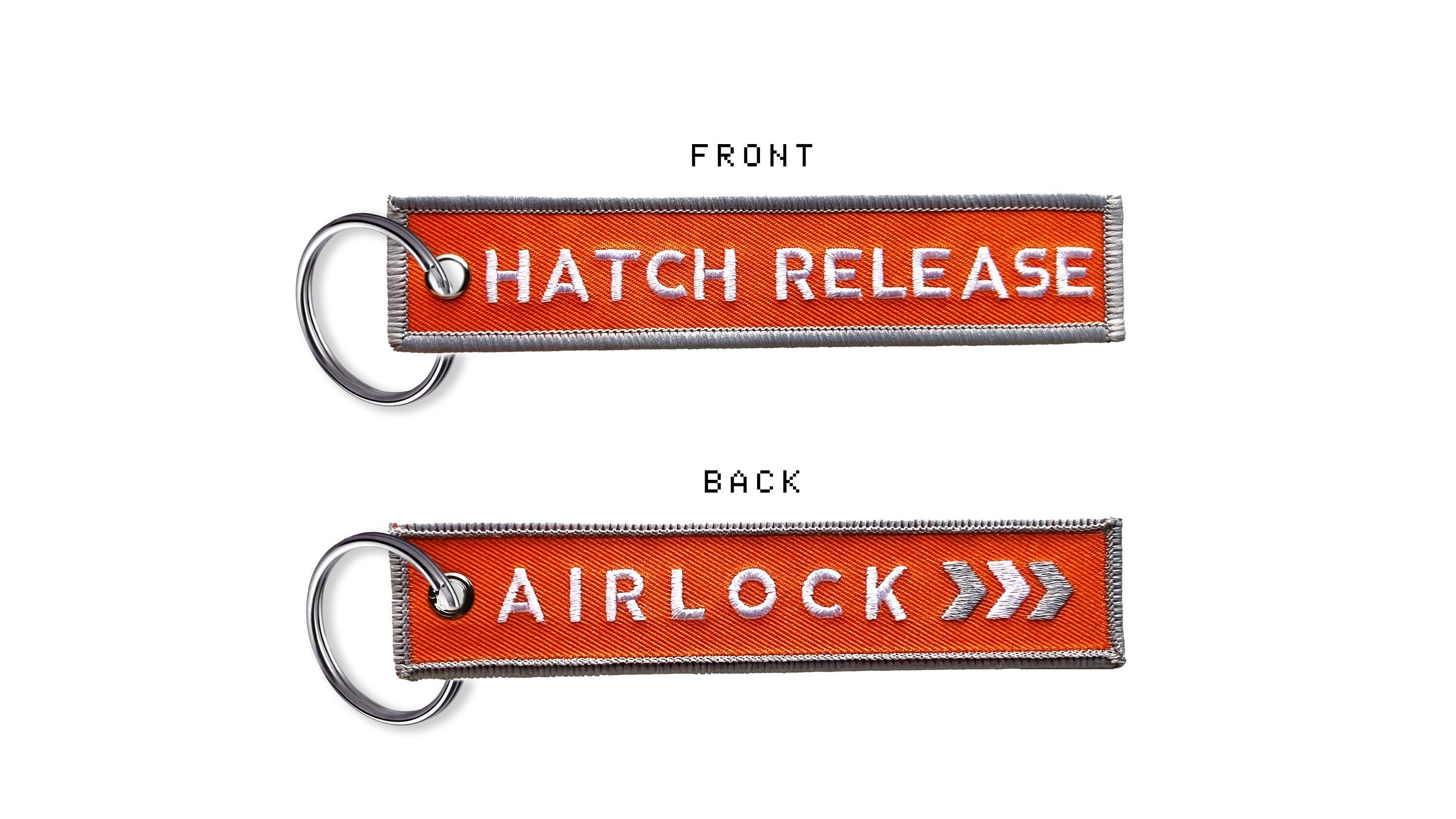 'Hatch Release' Flight Keychain