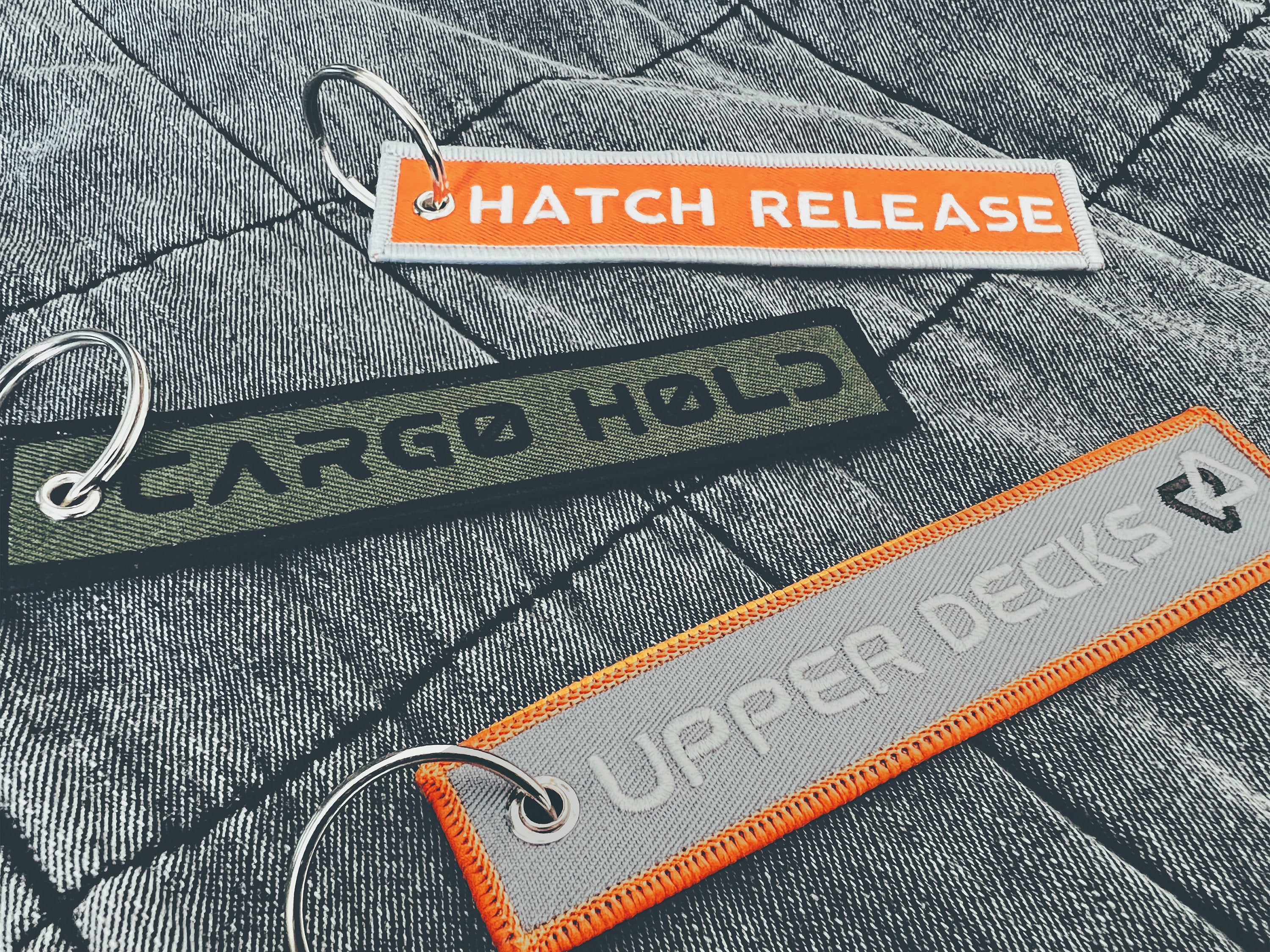 'Hatch Release' Flight Keychain