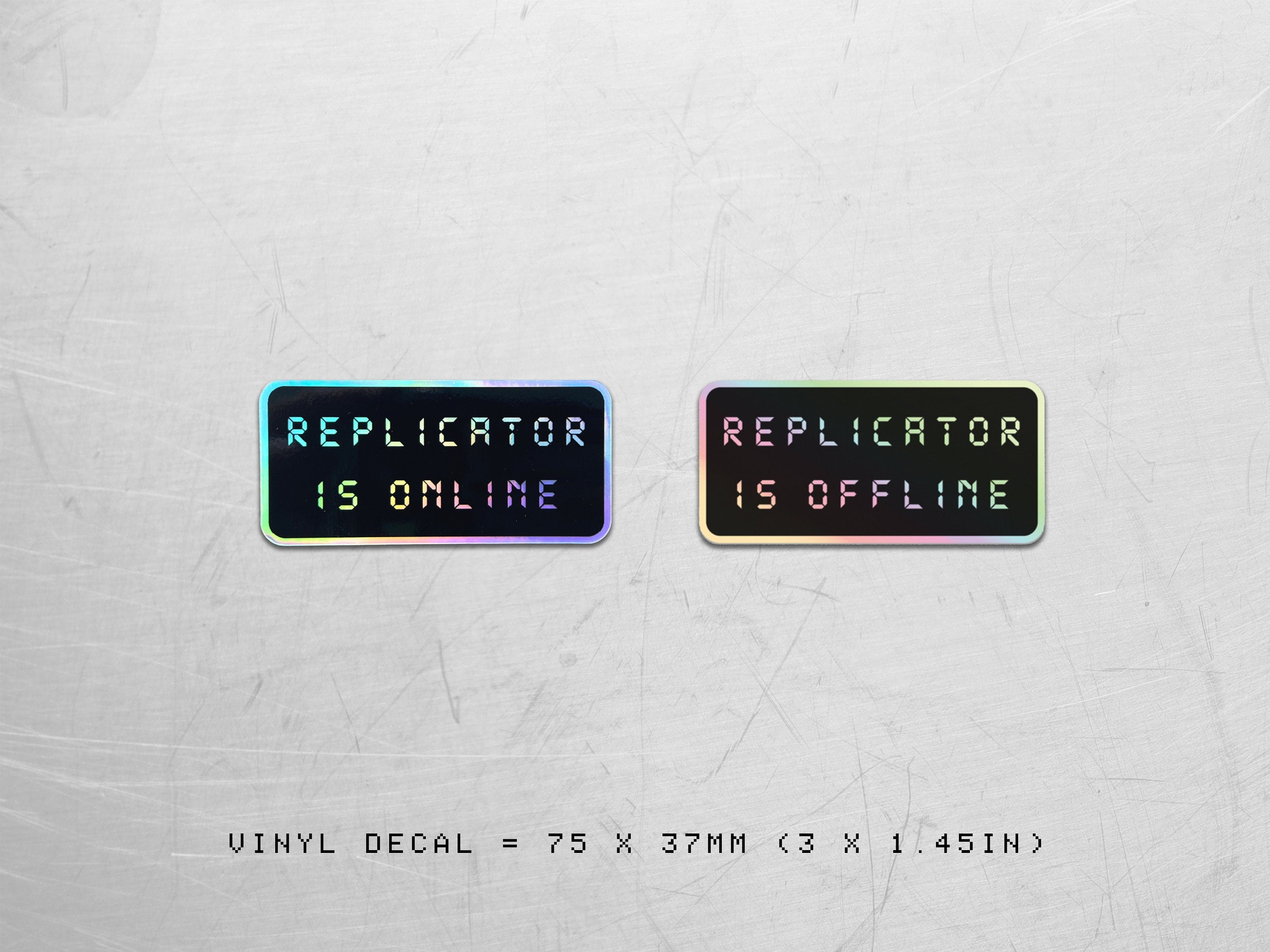 Replicator Offline Holographic Decal