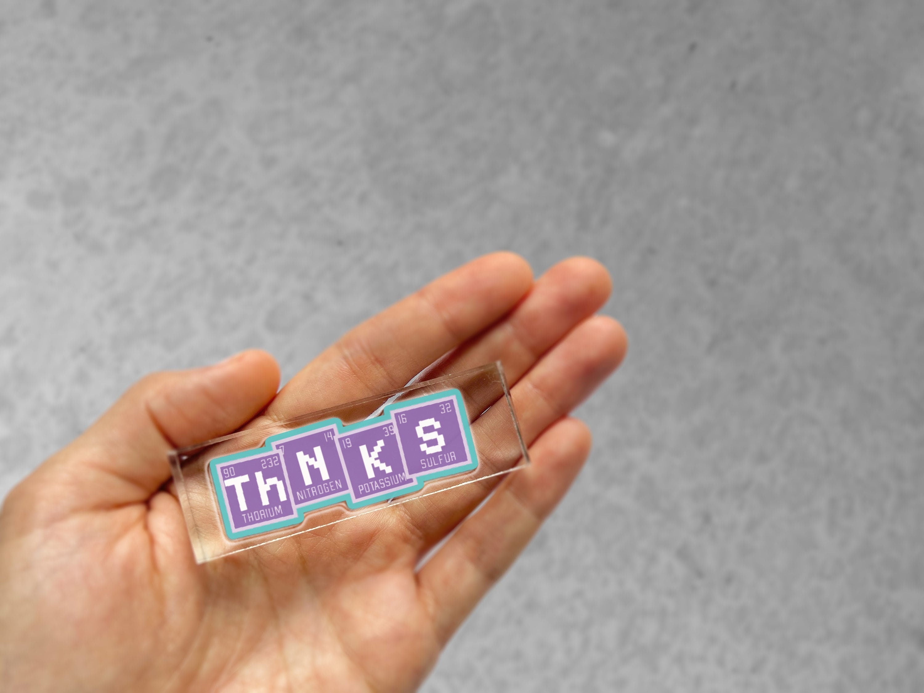 Thanks! Elements Rubber Stamp