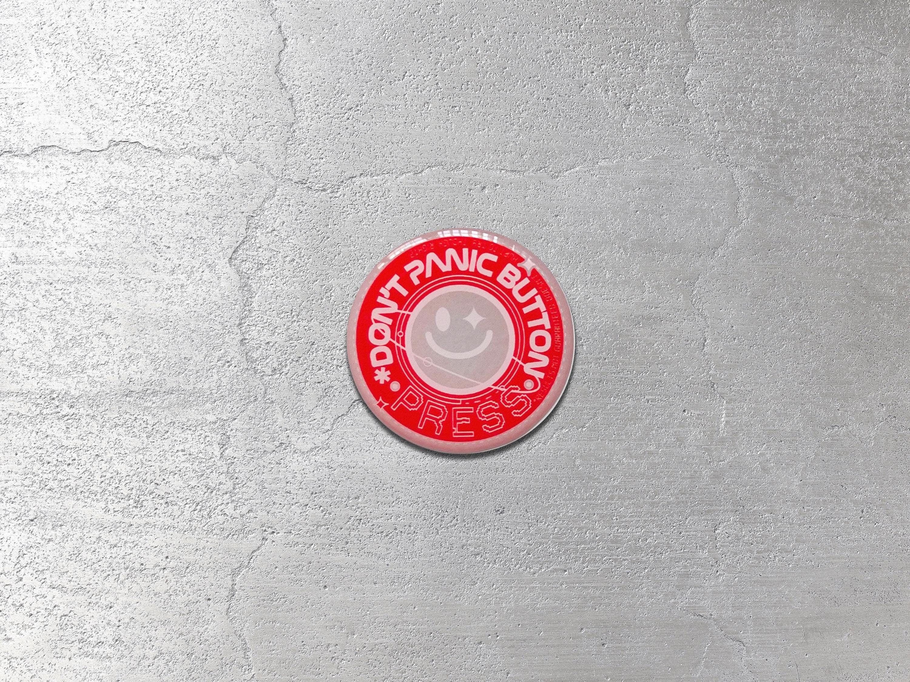 Don&#39;t Panic Sci-Fi Button Decal By The Sciencey