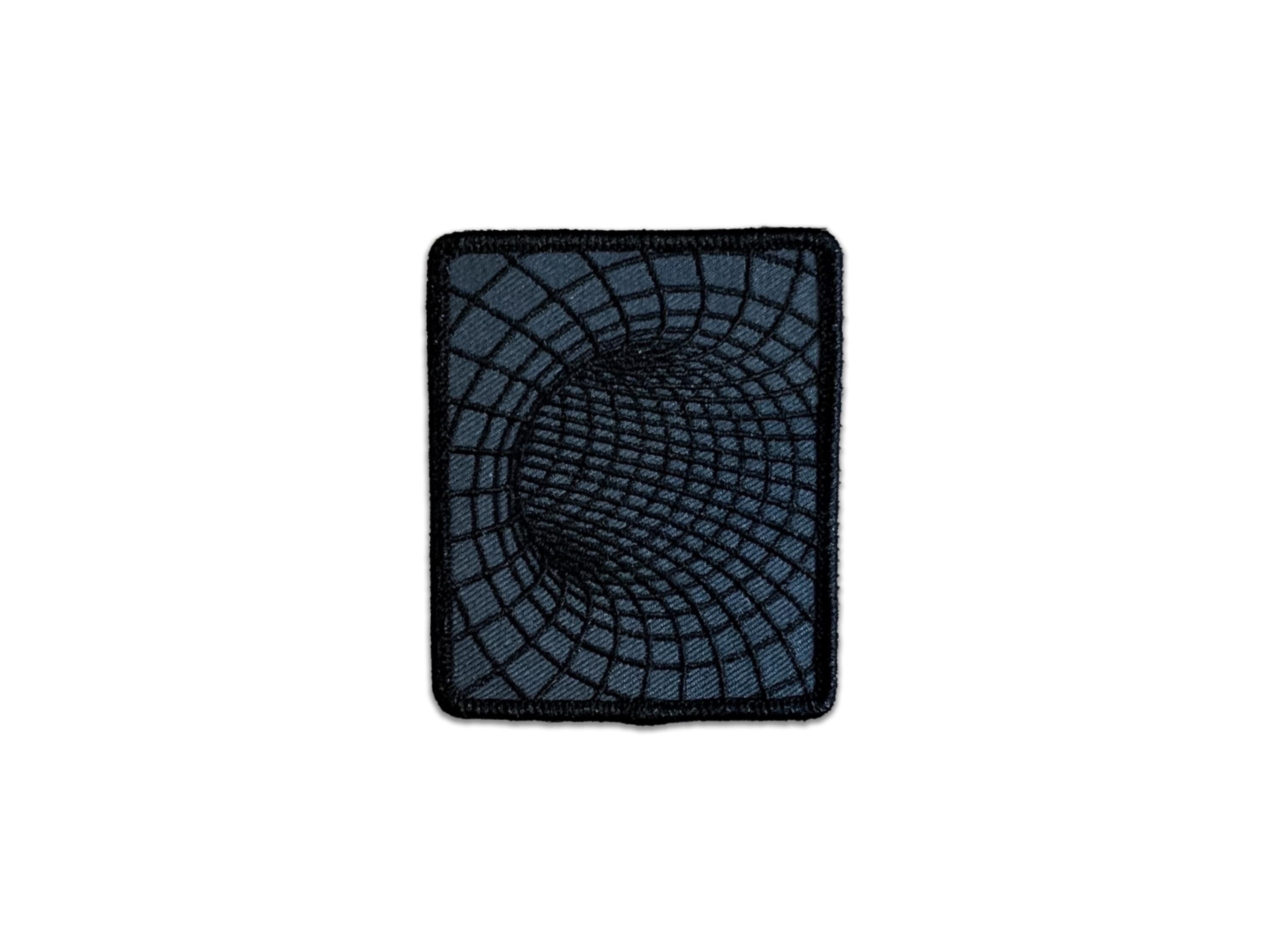 Event Horizon Cyberpunk Black Hole Embroidered Patch by The Sciencey