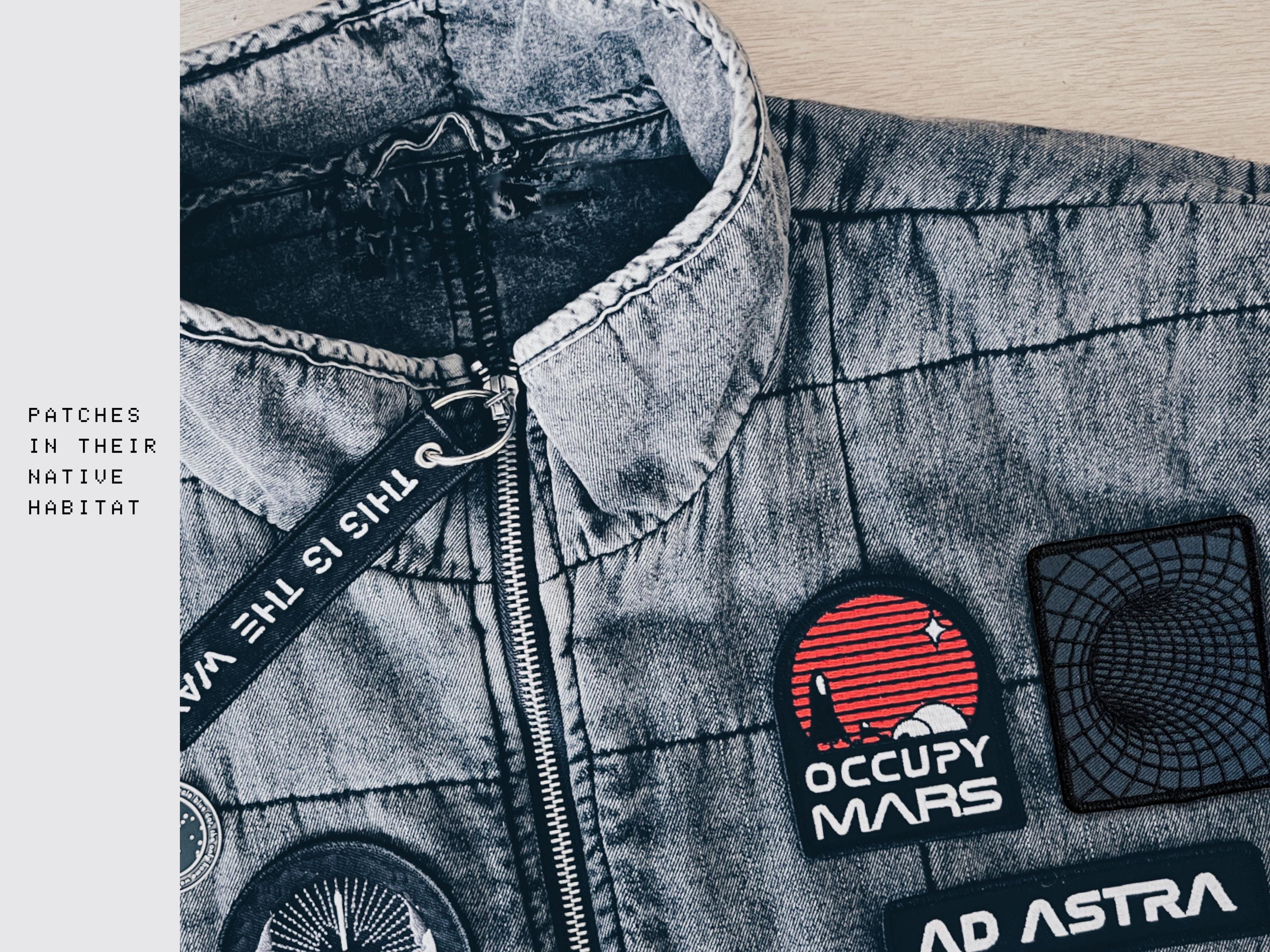Occupy Mars Embroidered Patch