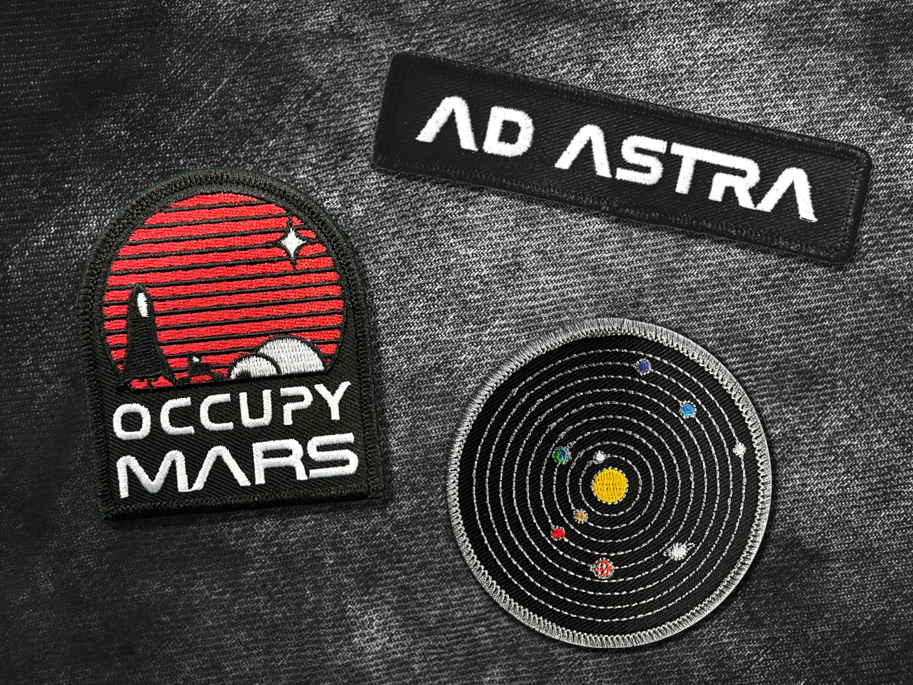 Occupy Mars Embroidered Patch