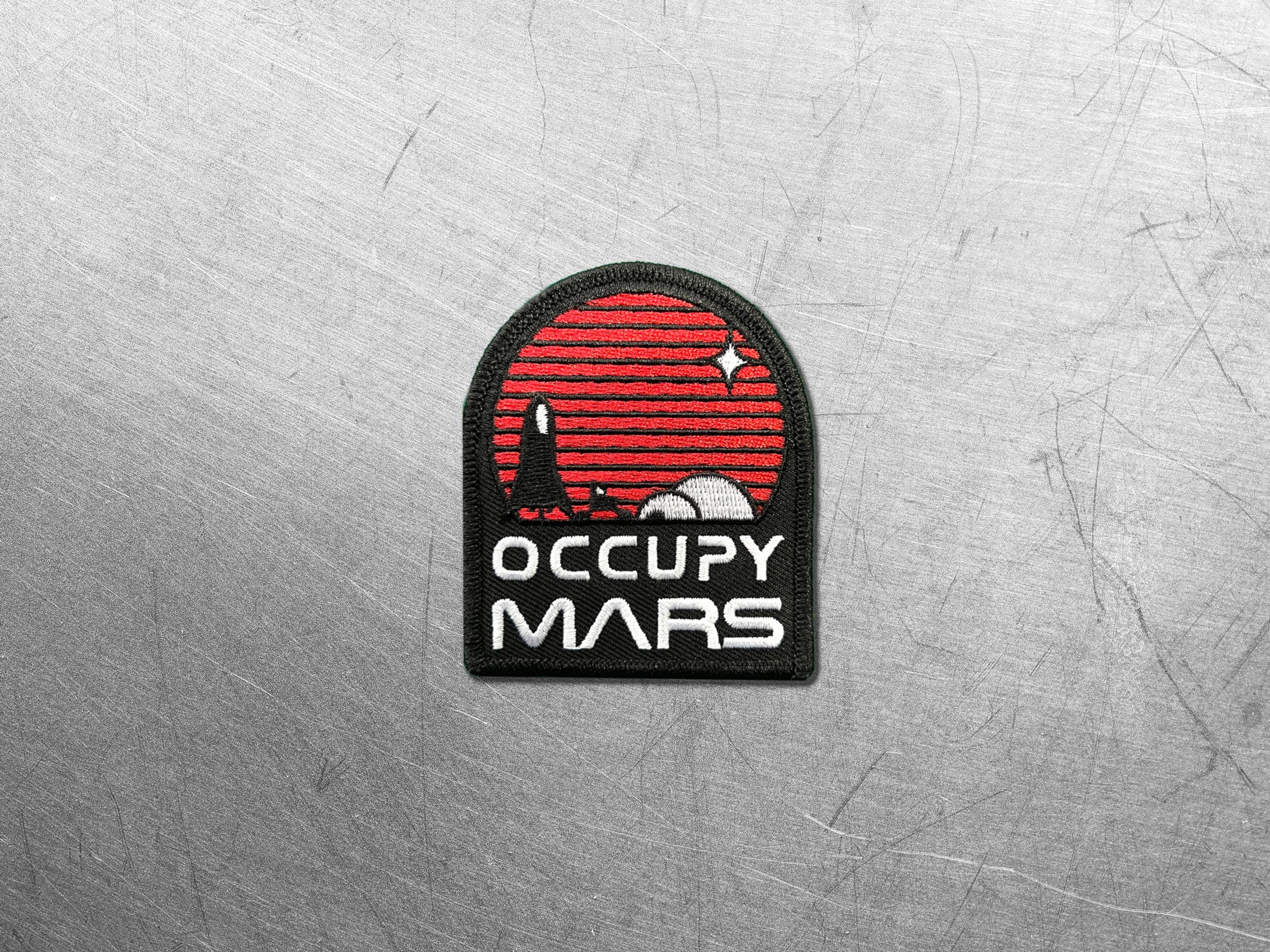 Occupy Mars Embroidered Patch