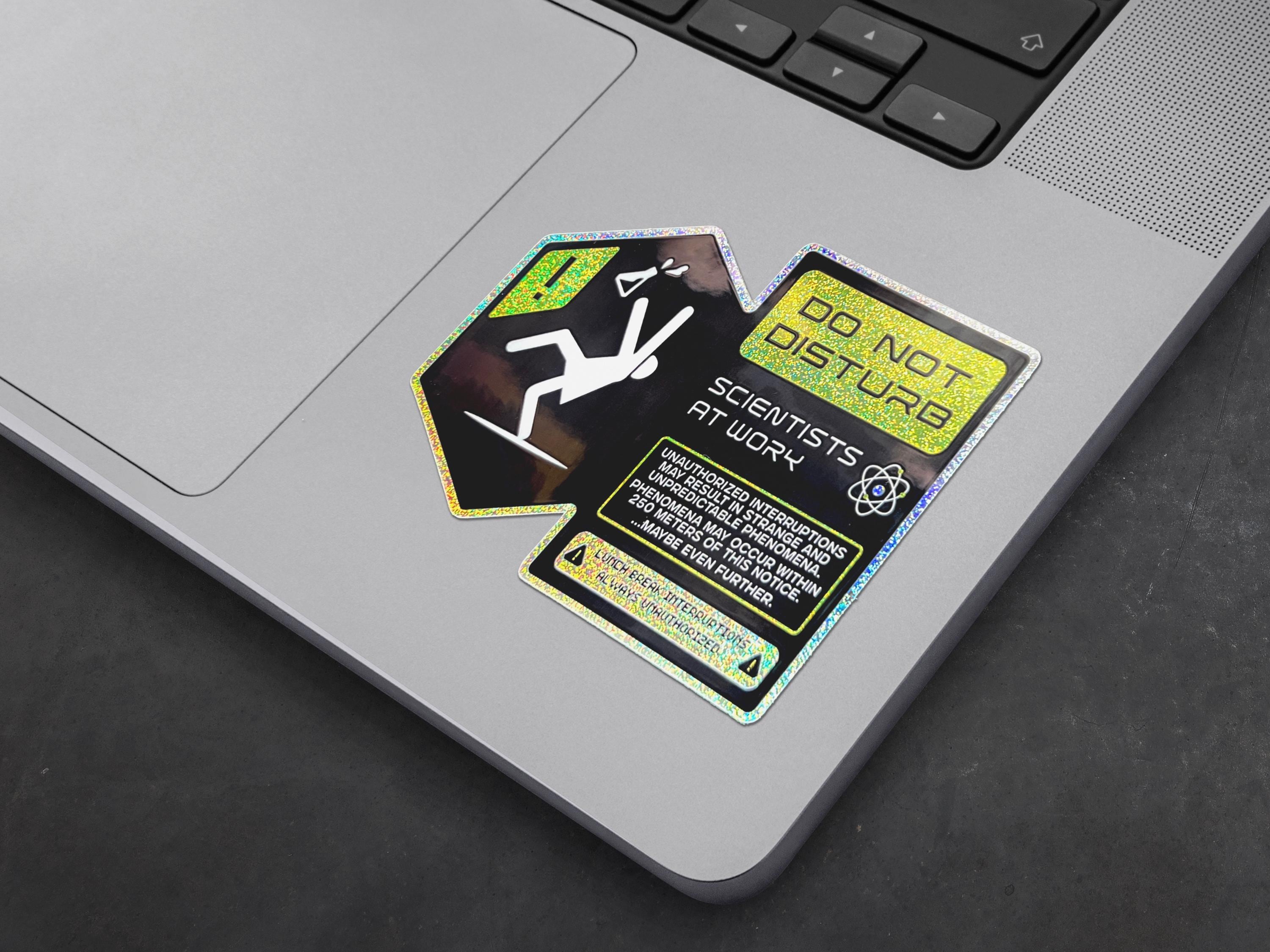 Halt! Biohazard Holographic Decal