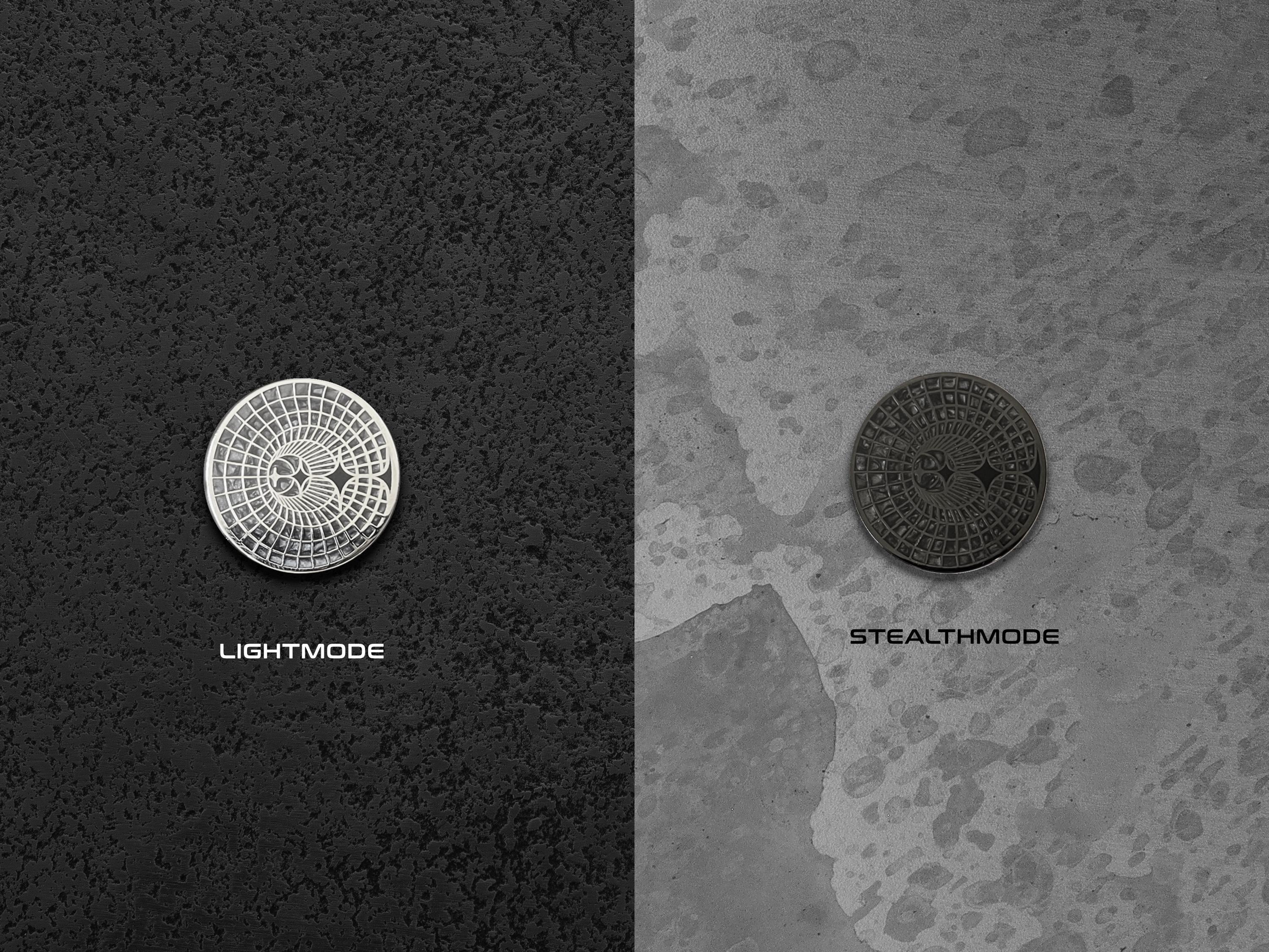 Stellar Wormhole Enamel Pin - Futuristic / Minimalist Black Hole Lapel Pin - Cyberpunk Space / Astronomy Gift