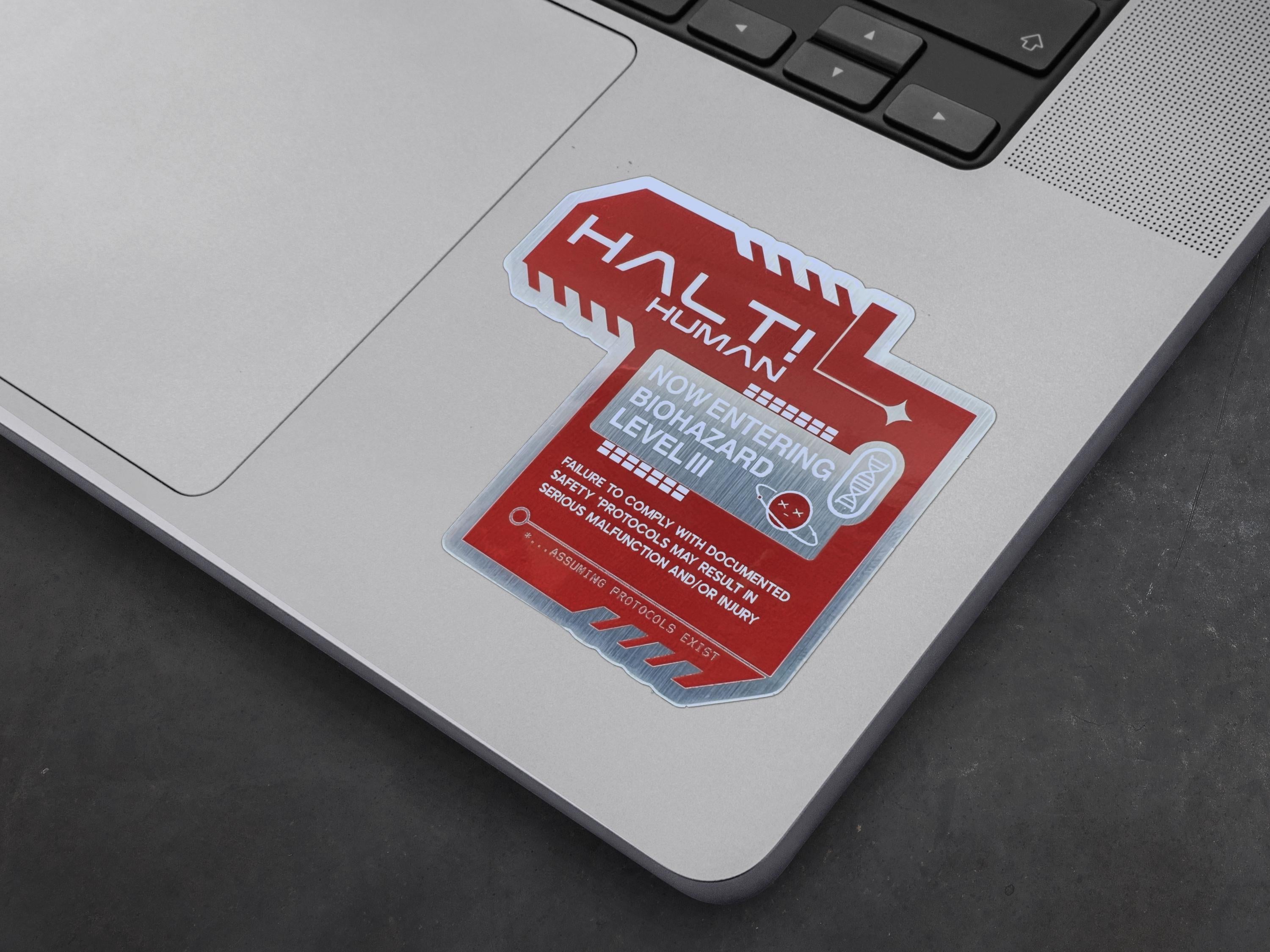 Scientists at Work Holographic Decal
