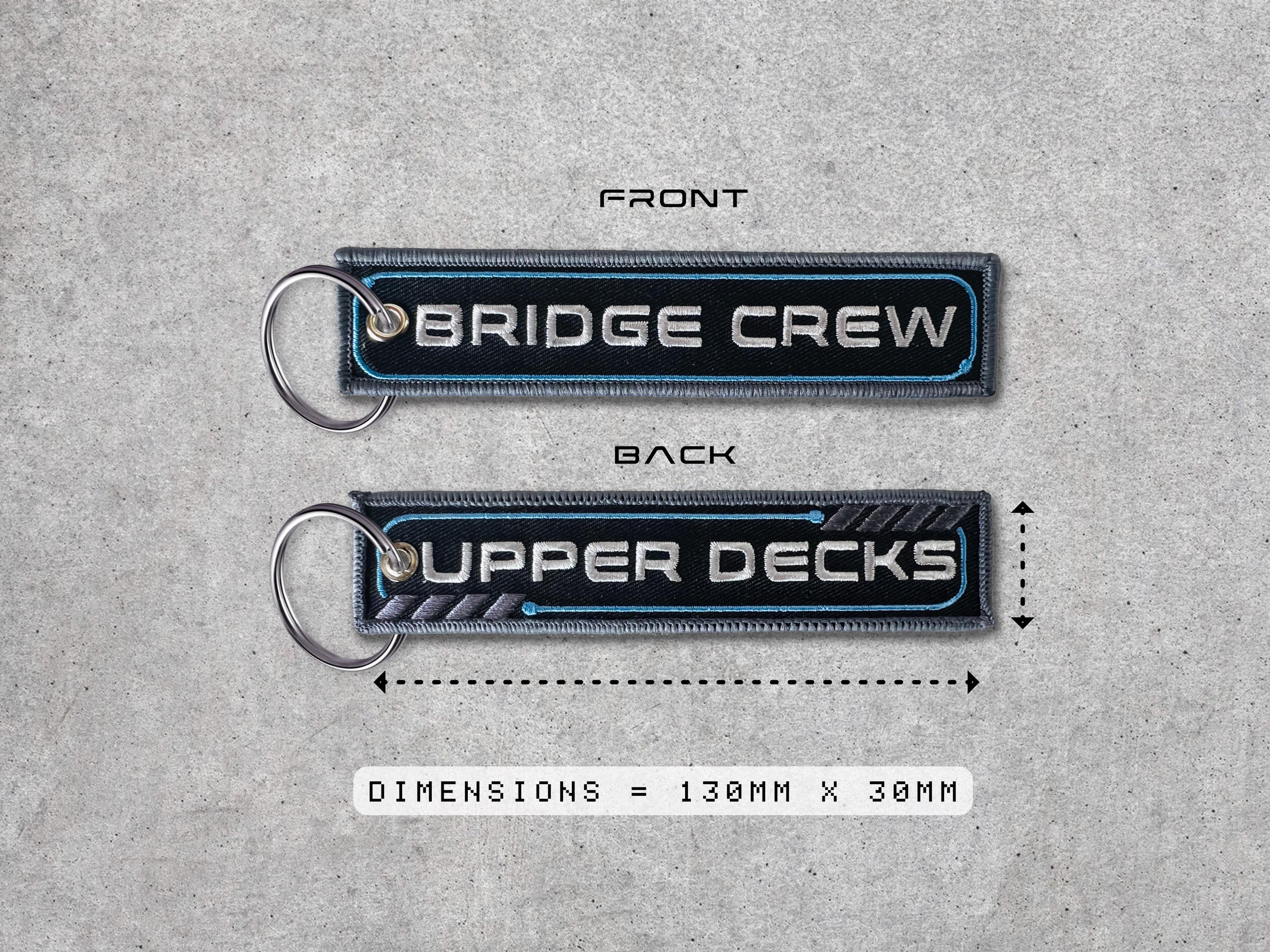Cargo Hold "Remove Before Flight" Keychain / Galactic Adventurer EDC Keytag / Sci-Fi Cyberpunk Tech Prop Tag