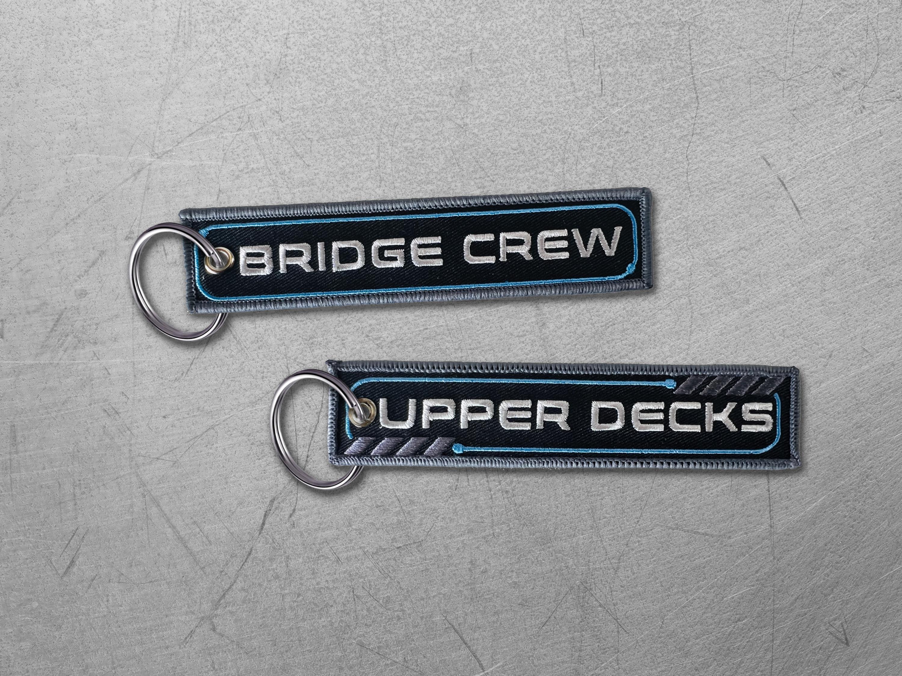 Boldly Go "Remove Before Flight" Keychain / Galactic Adventurer EDC Keytag / Sci-Fi Cyberpunk Tech Prop Tag