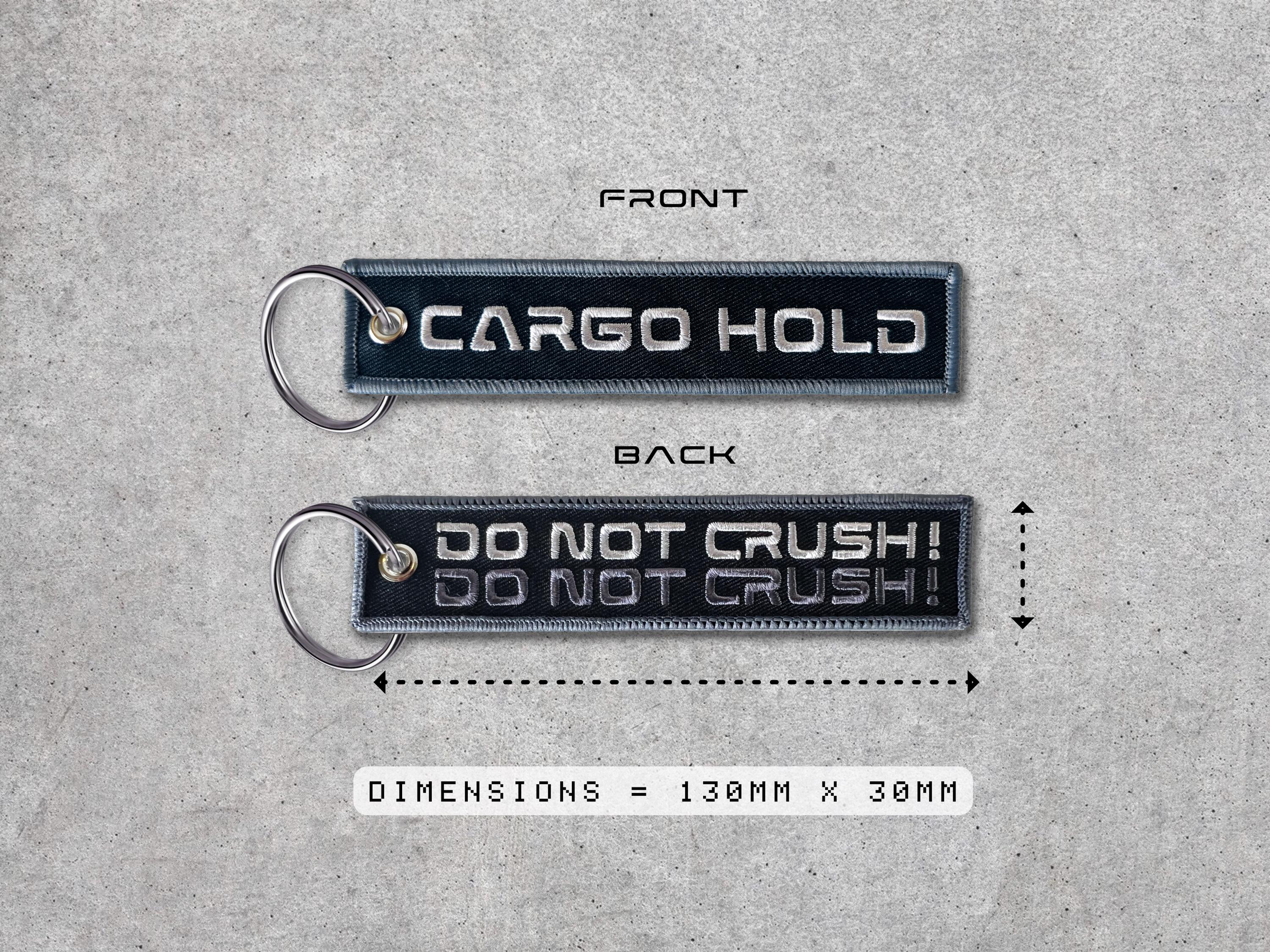 Boldly Go "Remove Before Flight" Keychain / Galactic Adventurer EDC Keytag / Sci-Fi Cyberpunk Tech Prop Tag