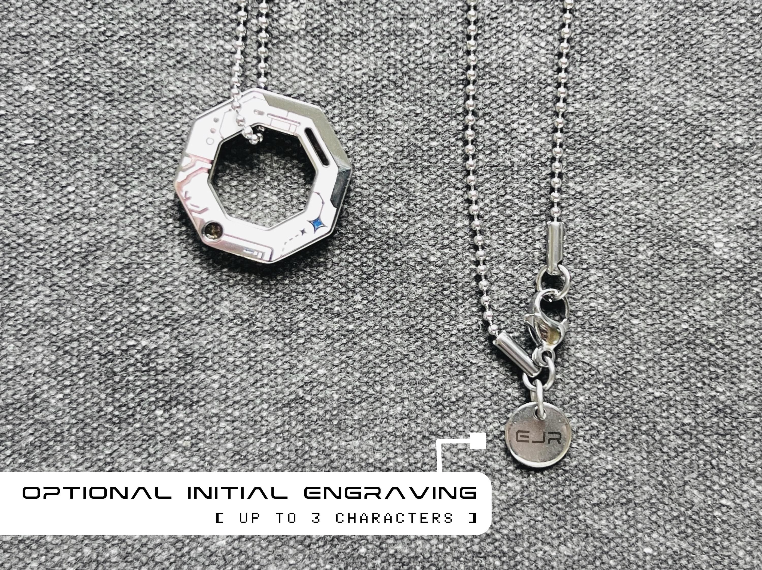 Volcanic Ash + Meteorite Dust Necklace - Ad Astra Men's / Women's Black Astronomy Pendant - Minimalist / Cyberpunk Sci-Fi Space Jewelry