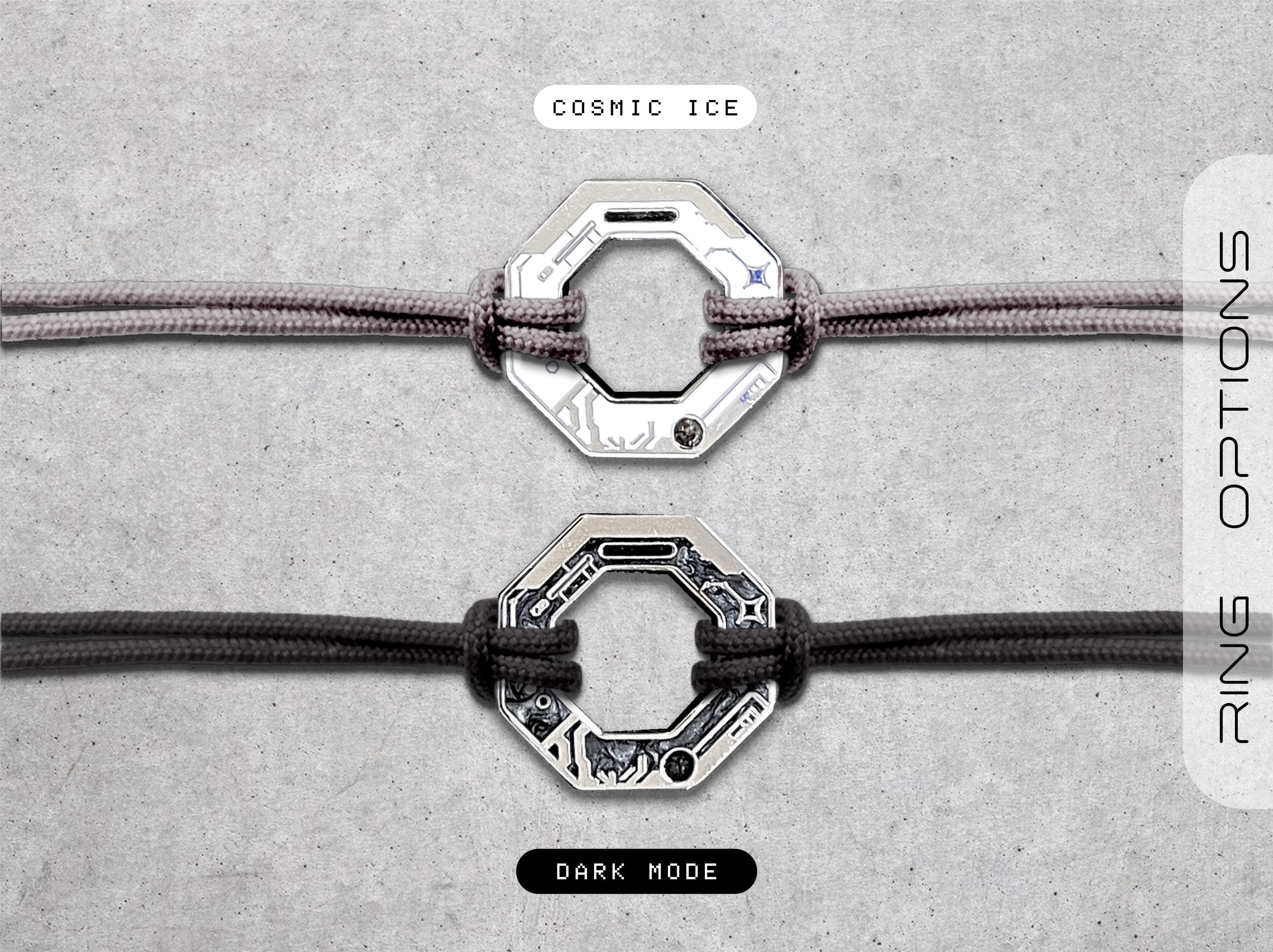 Volcanic Ash + Meteorite Dust Bracelet: Per Aspera Ad Astra Minimalist Sci-Fi Space Jewelry