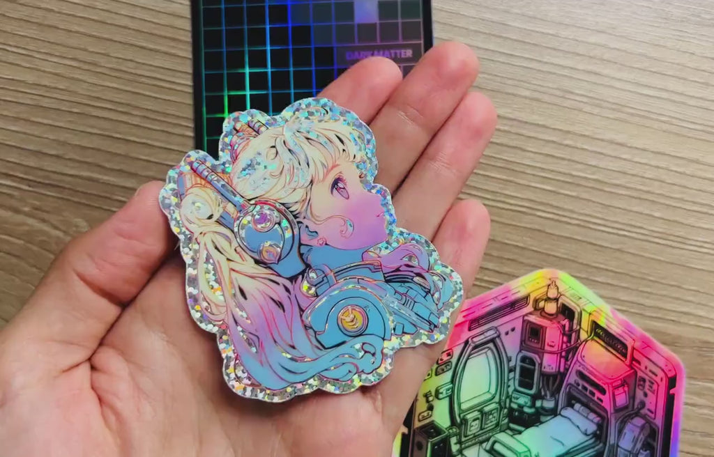 Astrogirl Cyberpunk Holographic Glitter Decal