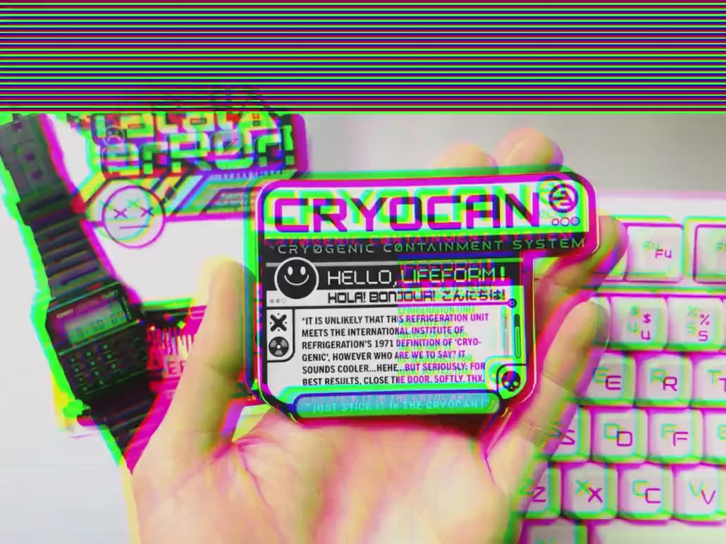 Cryocan Astropunk Refrigerator Magnet