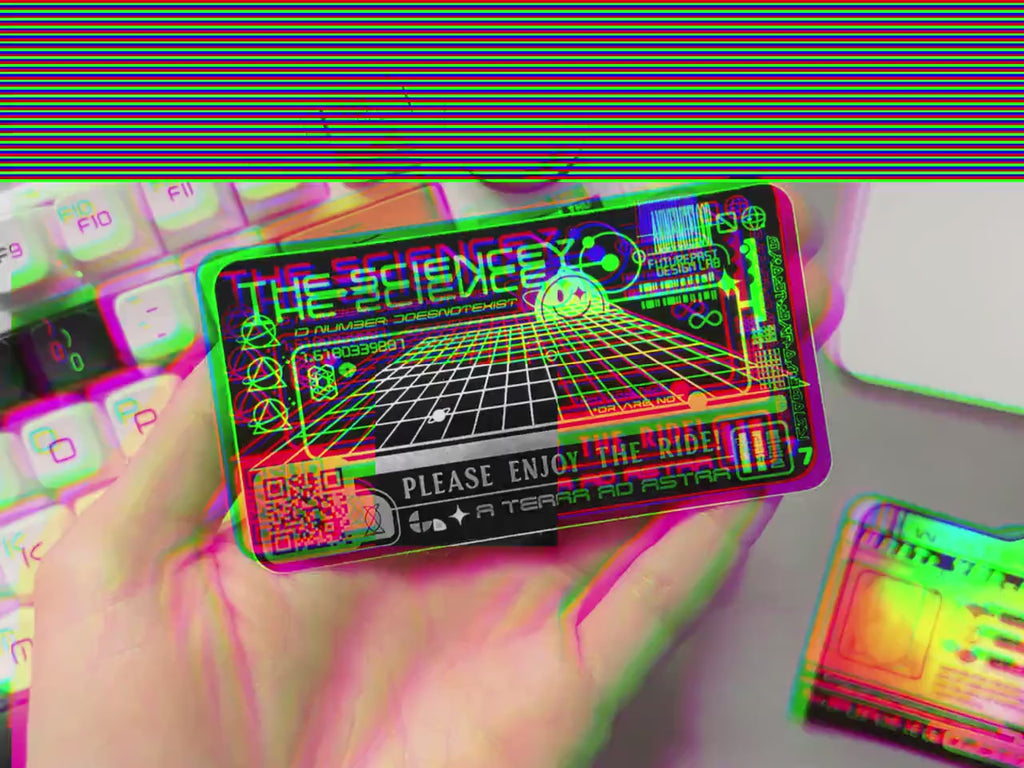 The Sciencey Holographic Vinyl Decal