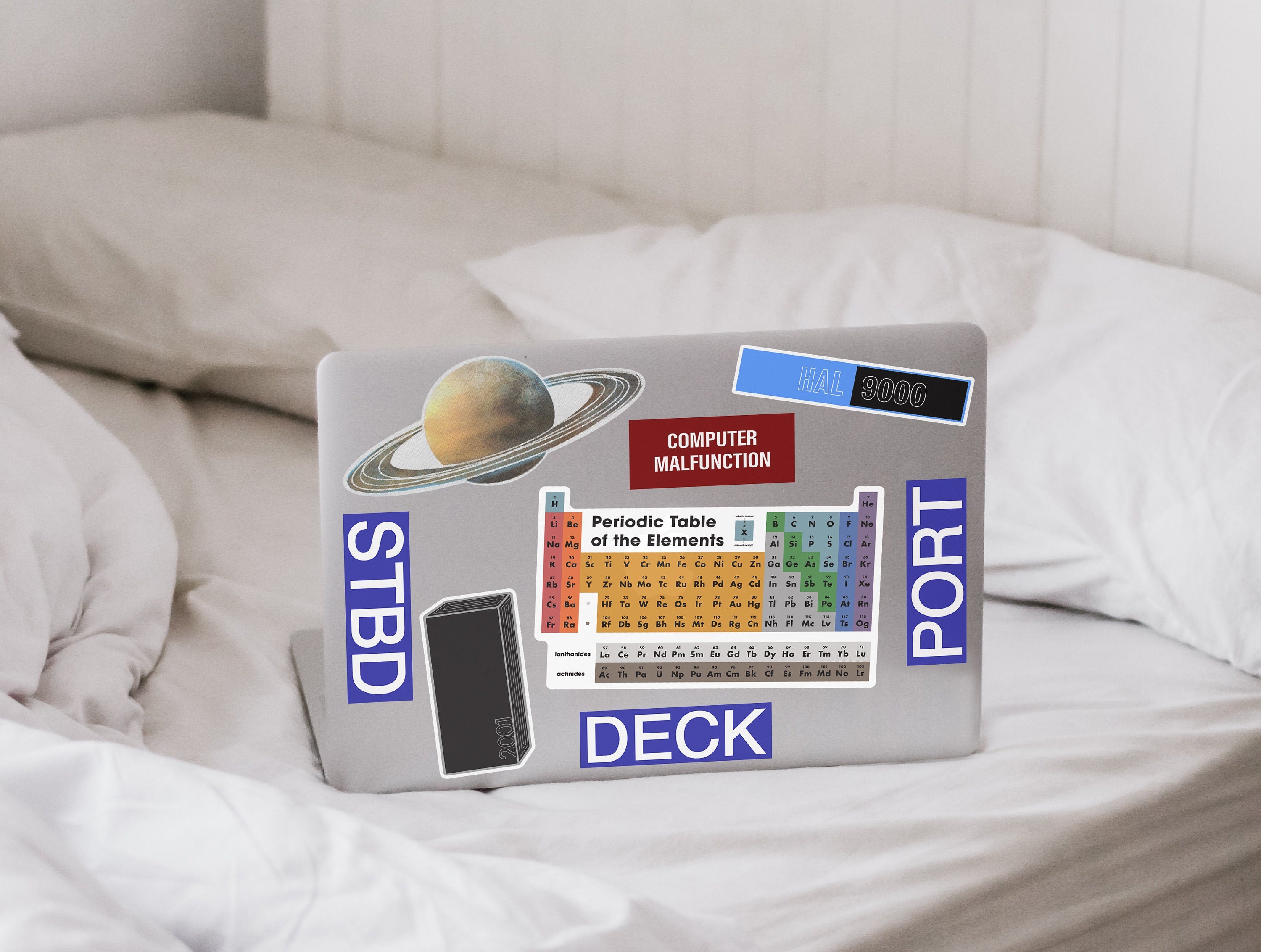 ISS Directional Hatch Decals- Crew Dragon / International Space Station Laptop Sticker - Behnken & Hurley Space Lovers Aerospace Gift