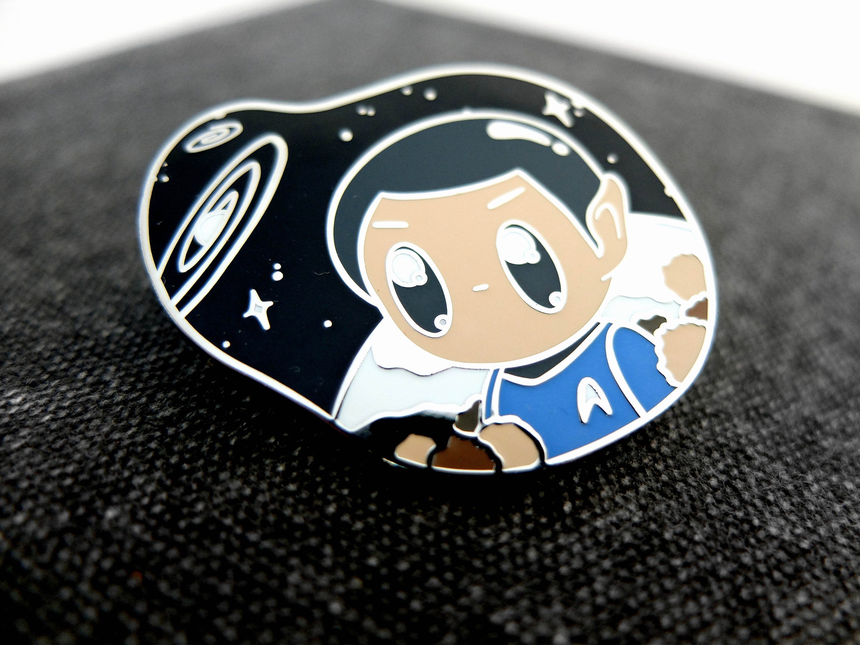 LLAP Spock (And Tribbles) Enamel Pin - Trekkie Lapel Pin / Badge - Sci-Fi Trek Gift