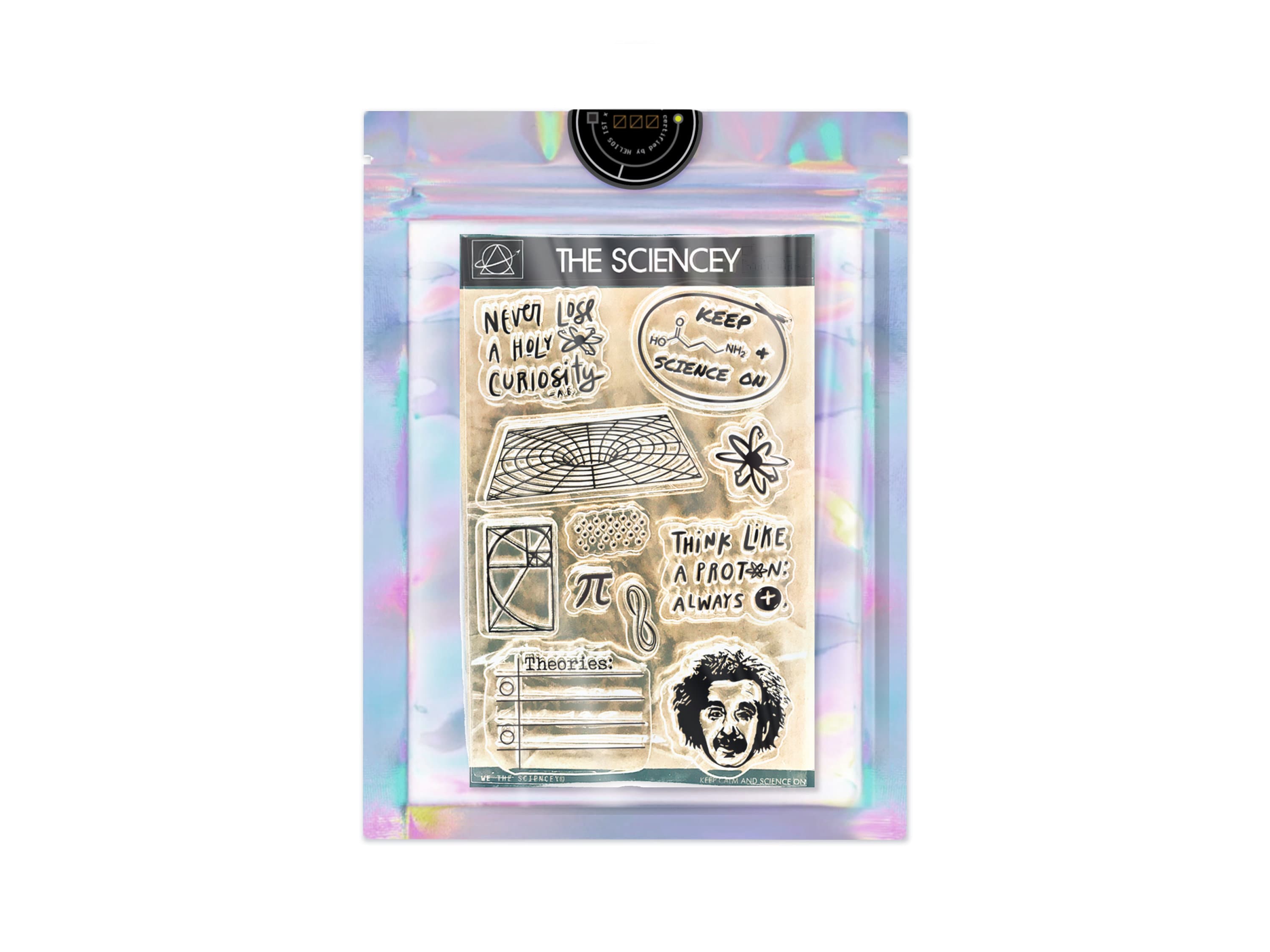 Physics-Math Cling Stamp set – The Sciencey