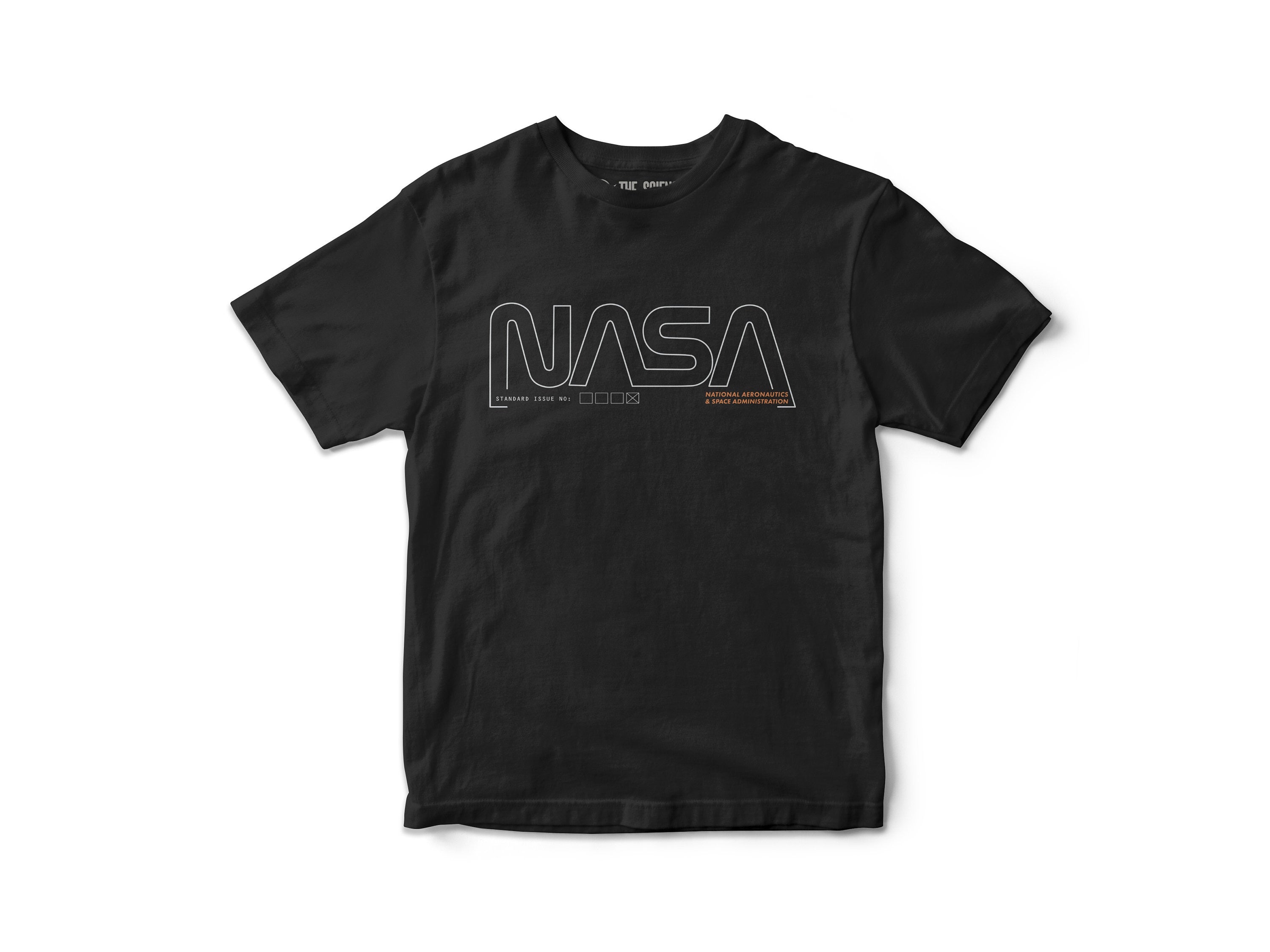 NASA Minimalist Tee - Aerospace Futurist T-Shirt - NASA 60s Retro Futuristic Fashion