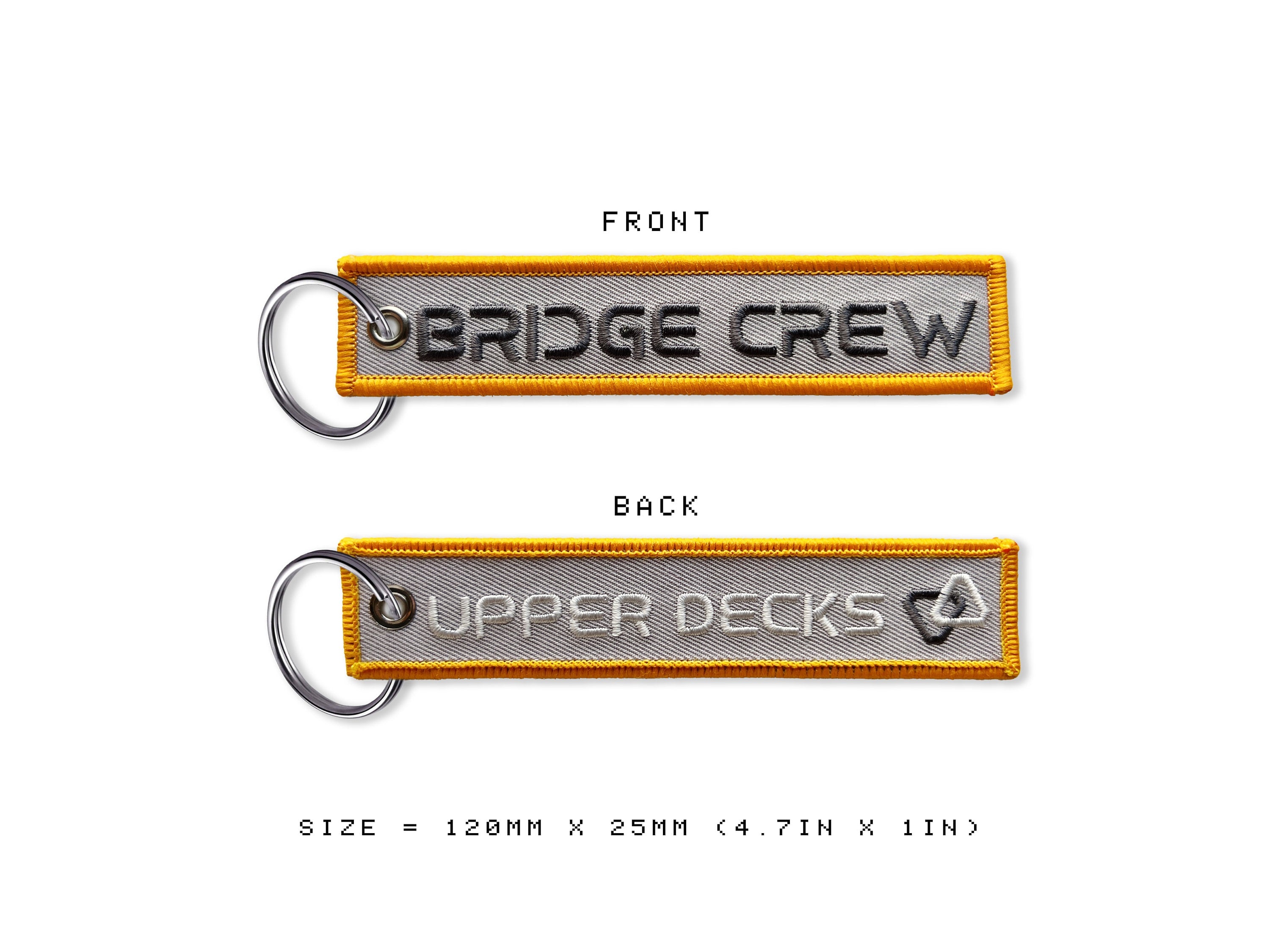 Bridge Crew "Remove Before Flight" Keychain / Trekkie EDC Keychain / Lower Decks Sci-Fi Cosplay