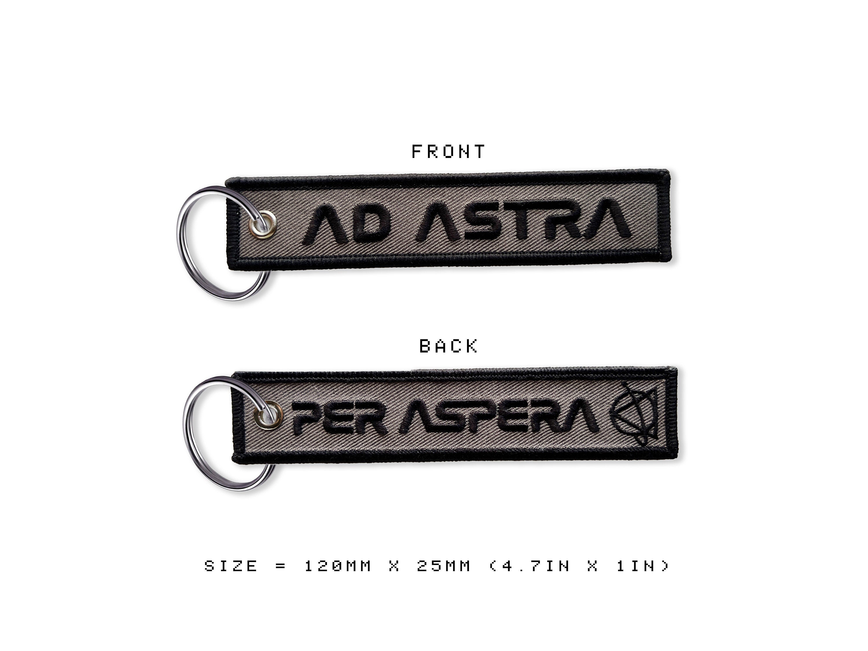 Ad Astra "Remove Before Flight" Keychain - Celestial / Space EDC Keychain - Sci-Fi Geekery / To The Stars