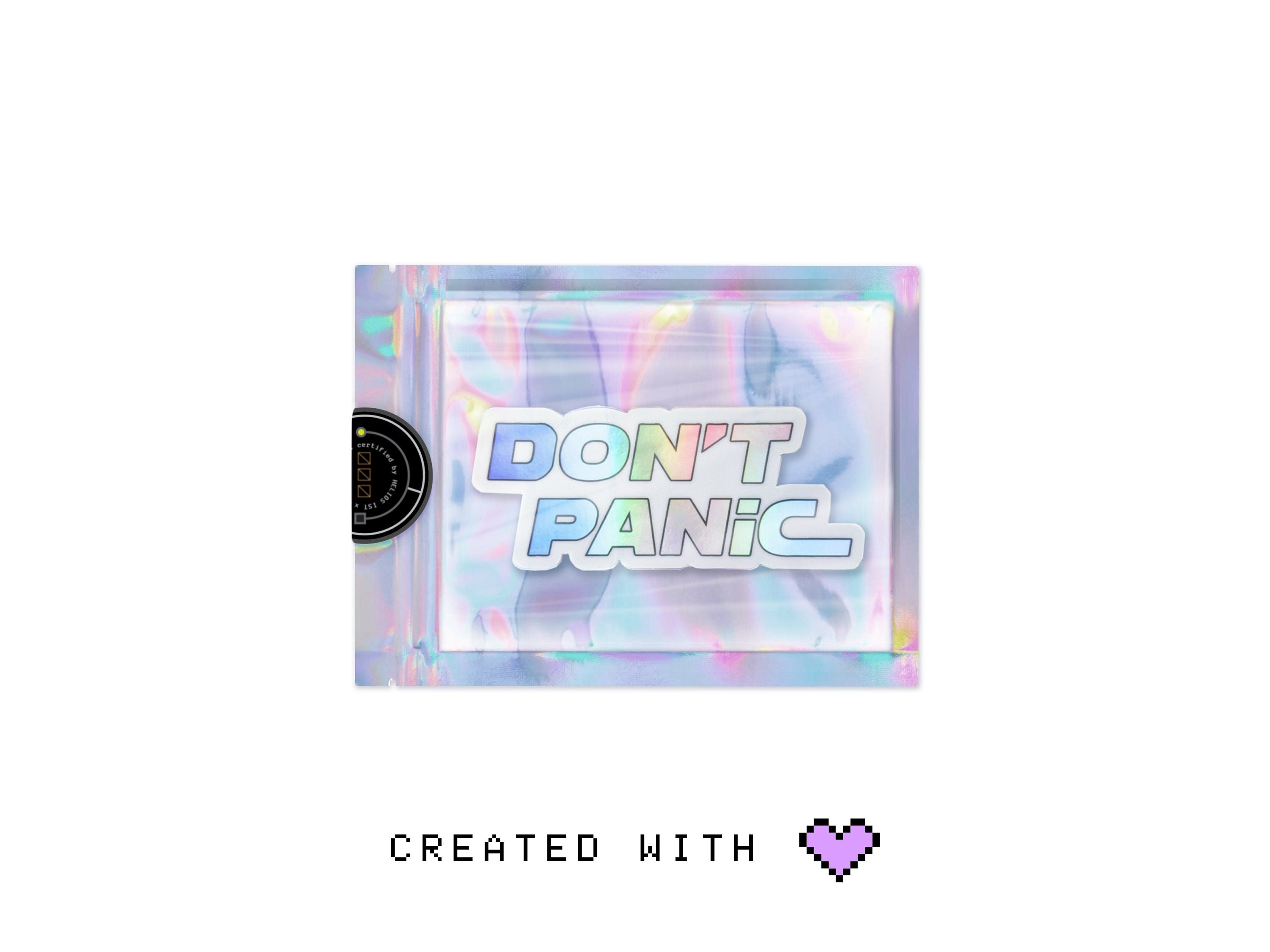 All Panic No Disco Sticker  Holographic Decal – KynYouBelieveIt