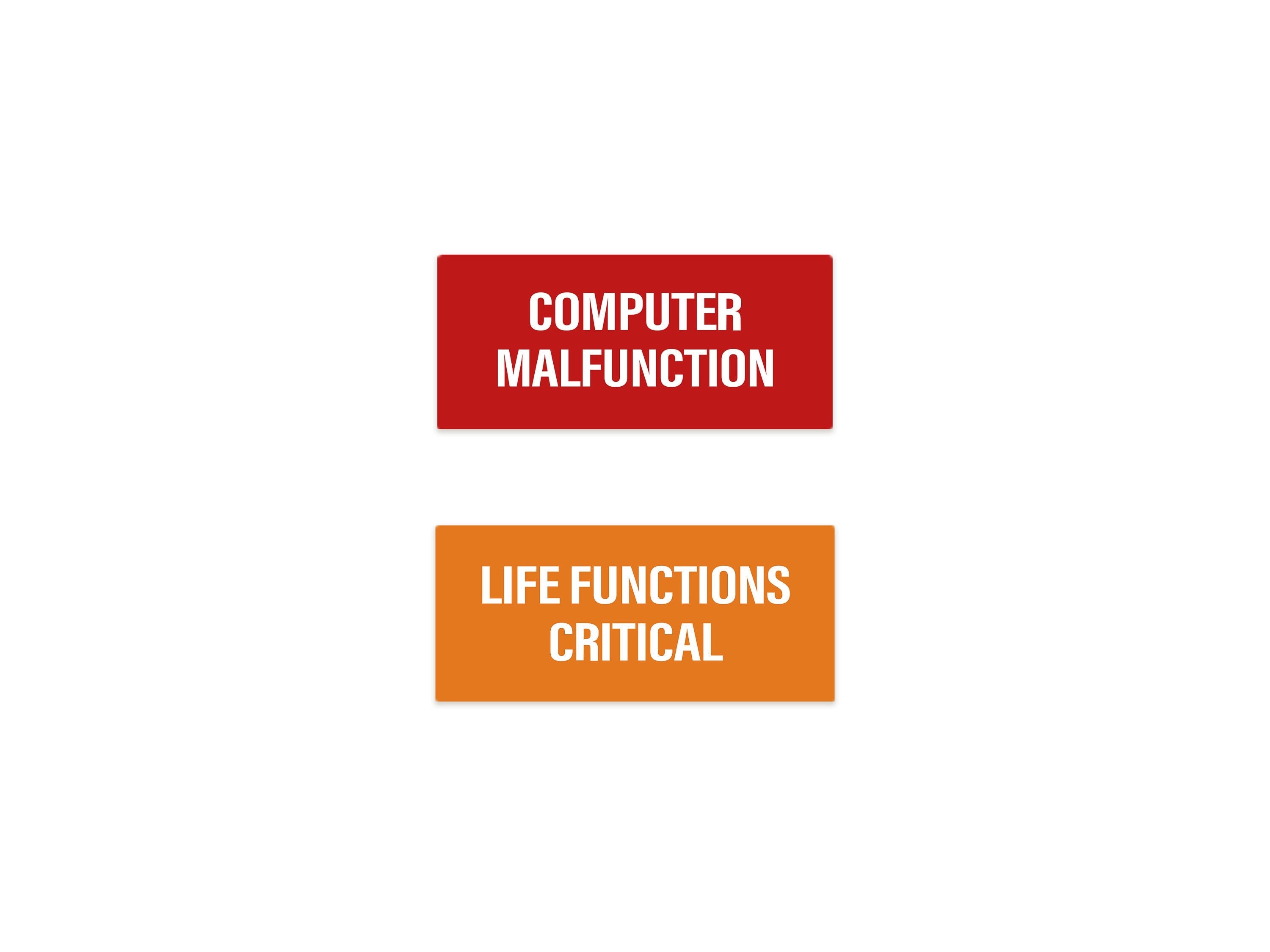 System Issue Sticker Space Odyssey System Malfunction Decals – The Sciencey
