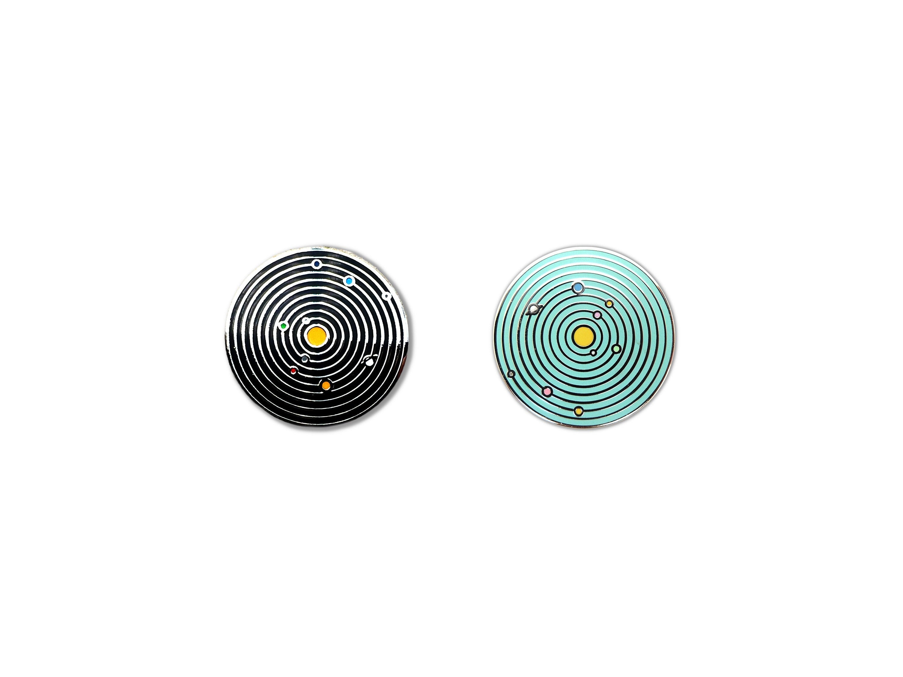 System Enamel Pin Solar System Enamel Pin – The Sciencey