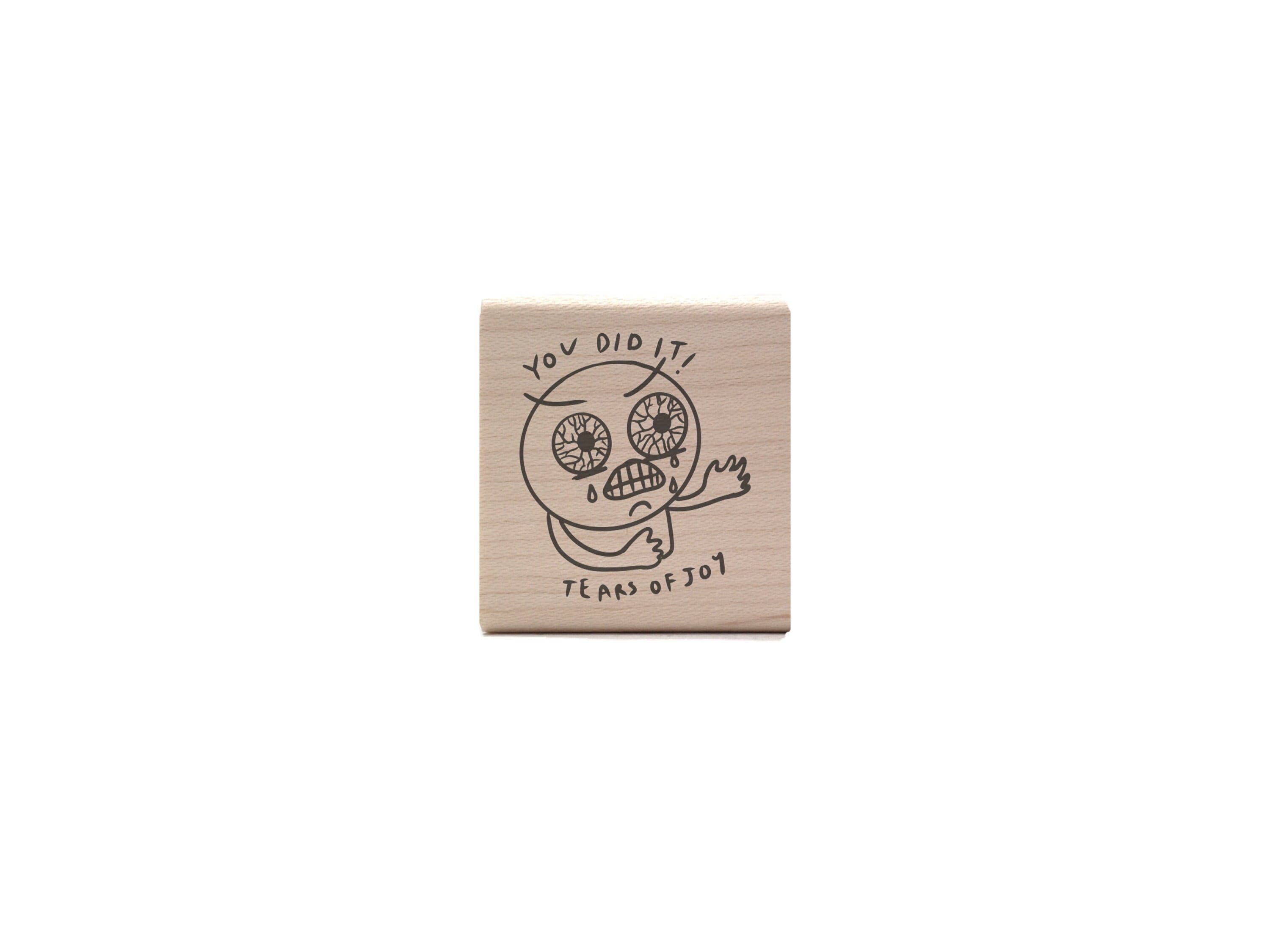 You did it! Meme Rubber Stamp - Inspirational / Motivational Grading - Angry Face Teacher Stamp