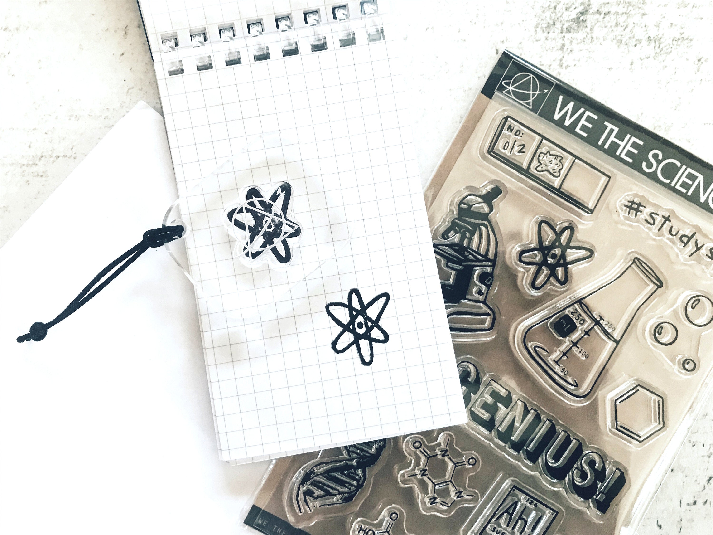 Physics-Math Cling Stamp set – The Sciencey
