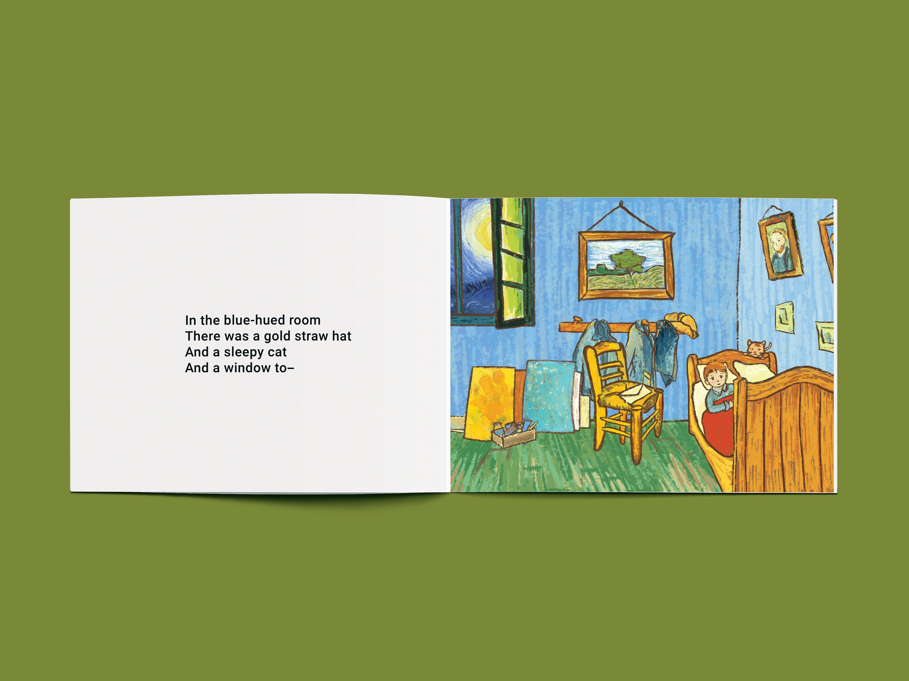 Goodnight Vincent  An Artist's Parody of Goodnight Moon - Children's Illustrated Bedtime Book - Vincent van Gogh