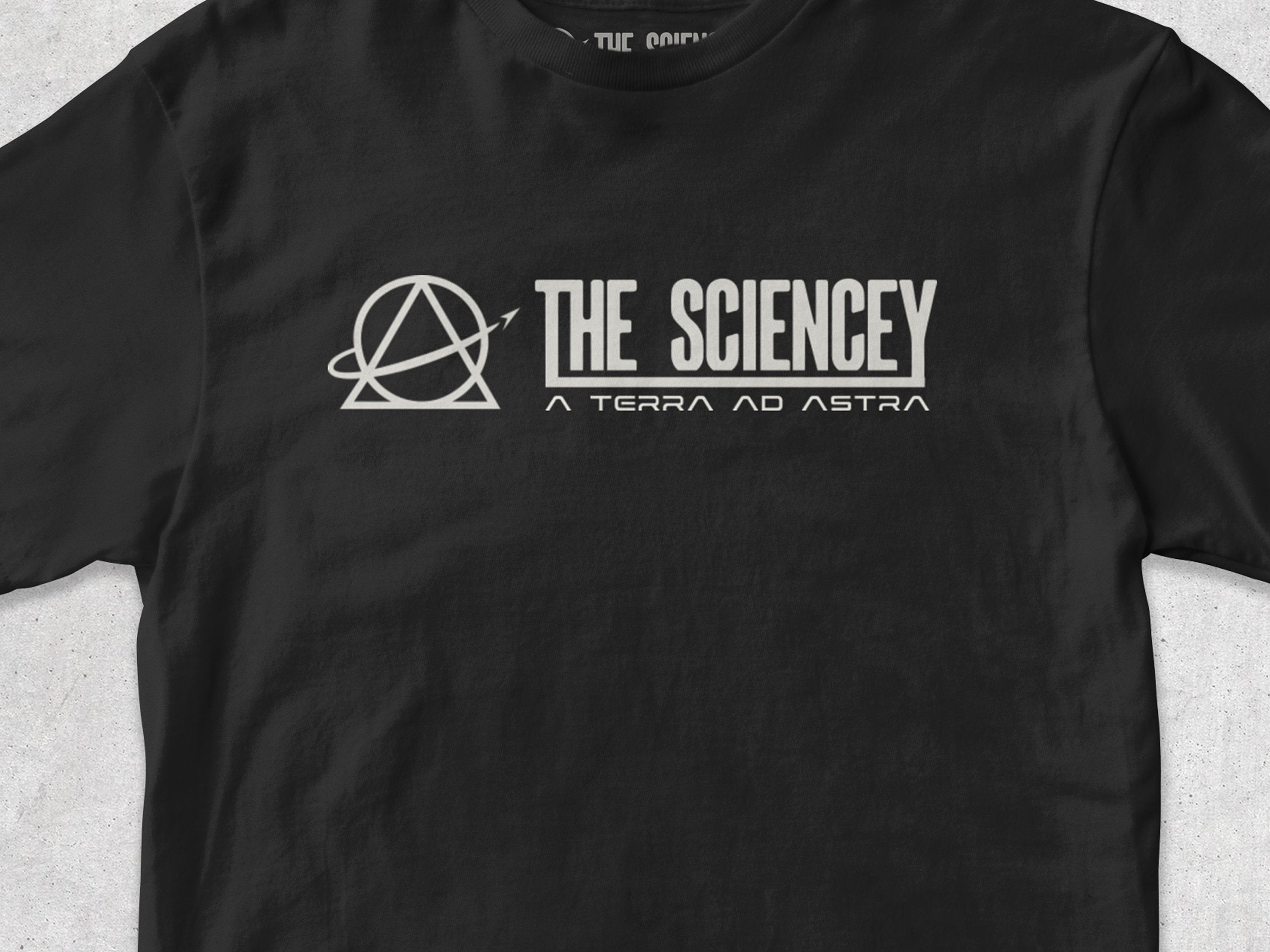 The Sciencey T-Shirt - Minimalist Space Fashion - Ad Astra Futuristic Tee
