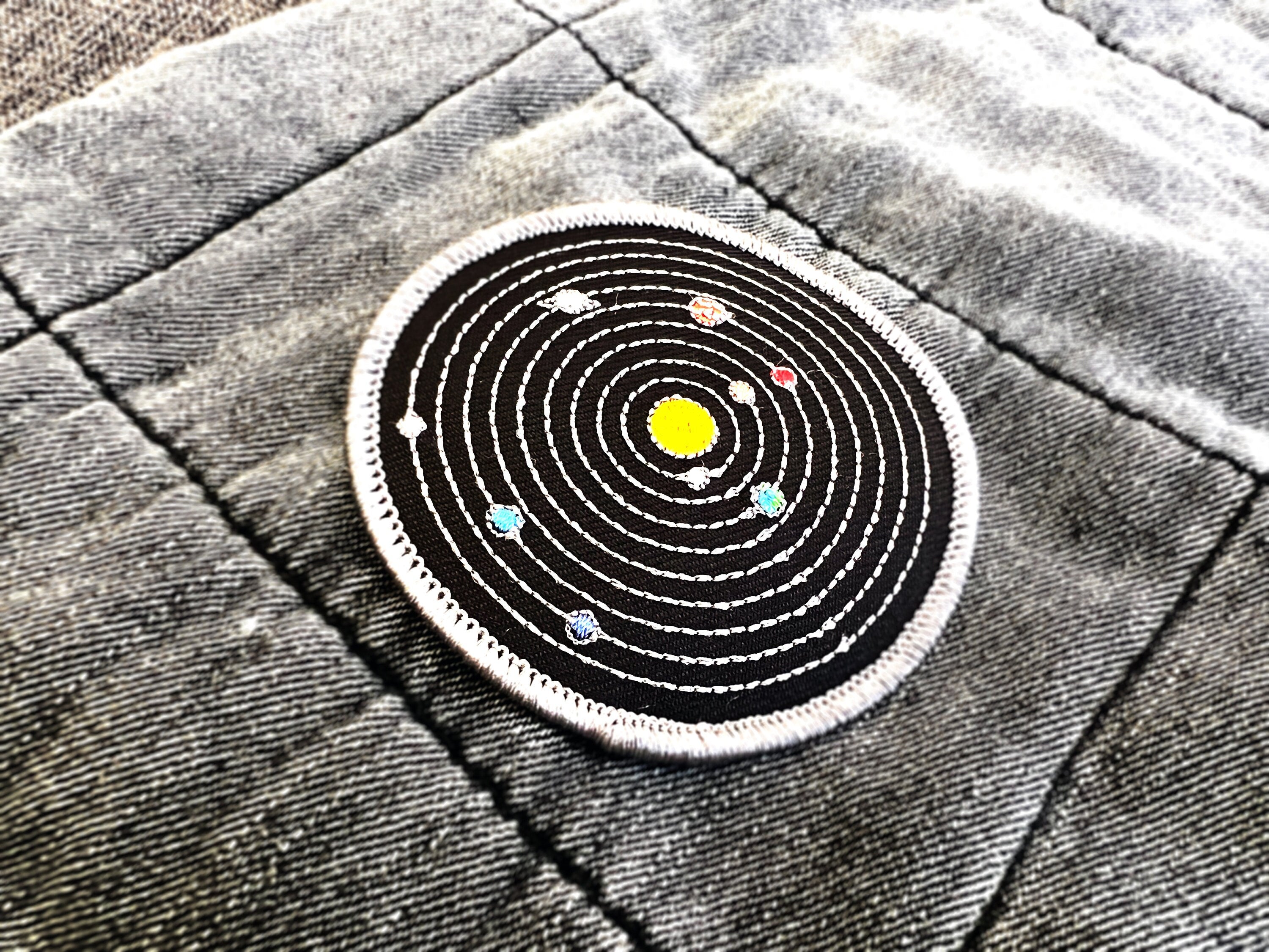 Voyager Solar System Patch - EDC Jacket Mission Patches - Golden Record Space Patch