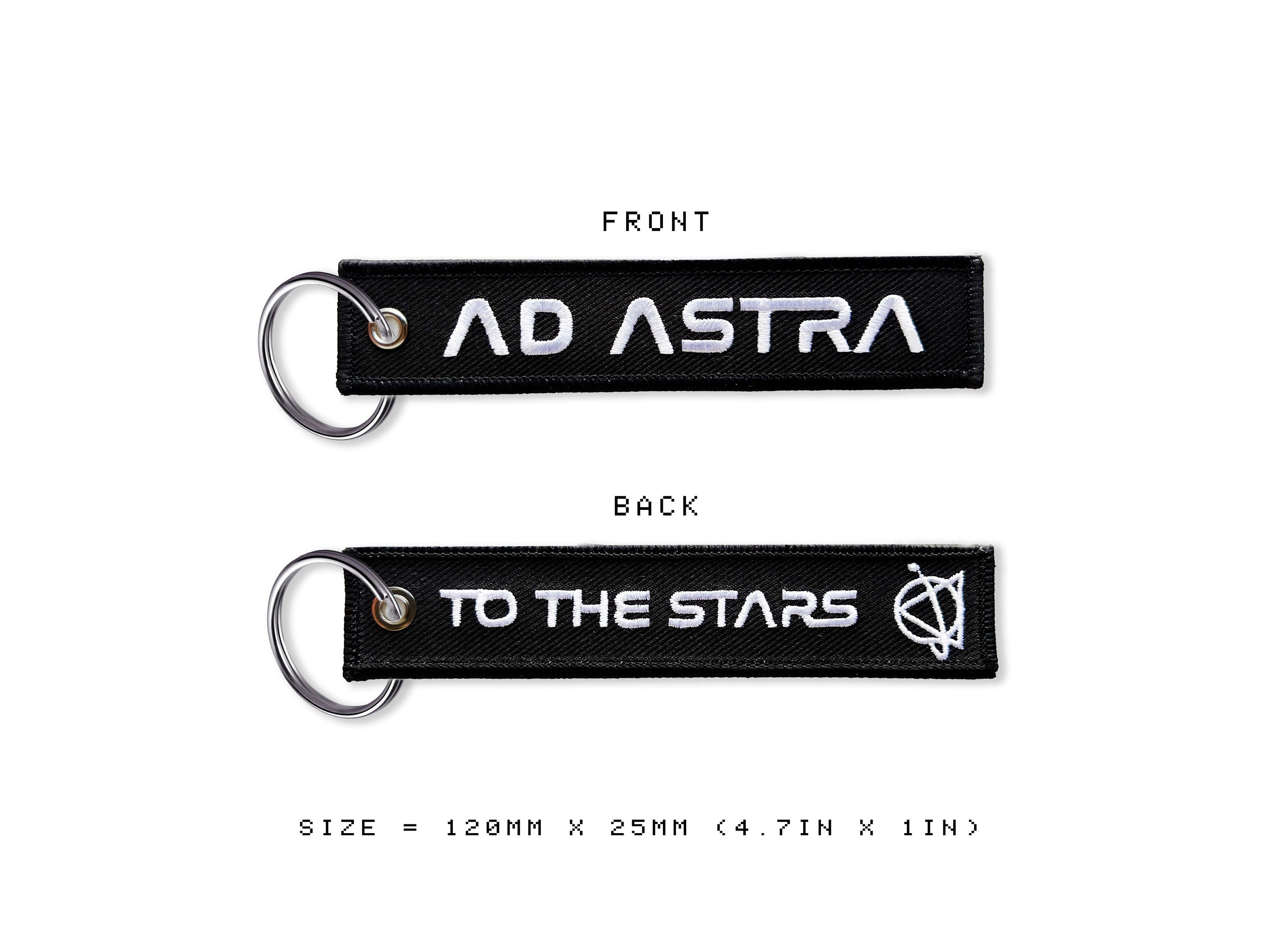 Ad Astra "Remove Before Flight" Keychain - Celestial / Space EDC Keychain - Sci-Fi Geekery / To The Stars