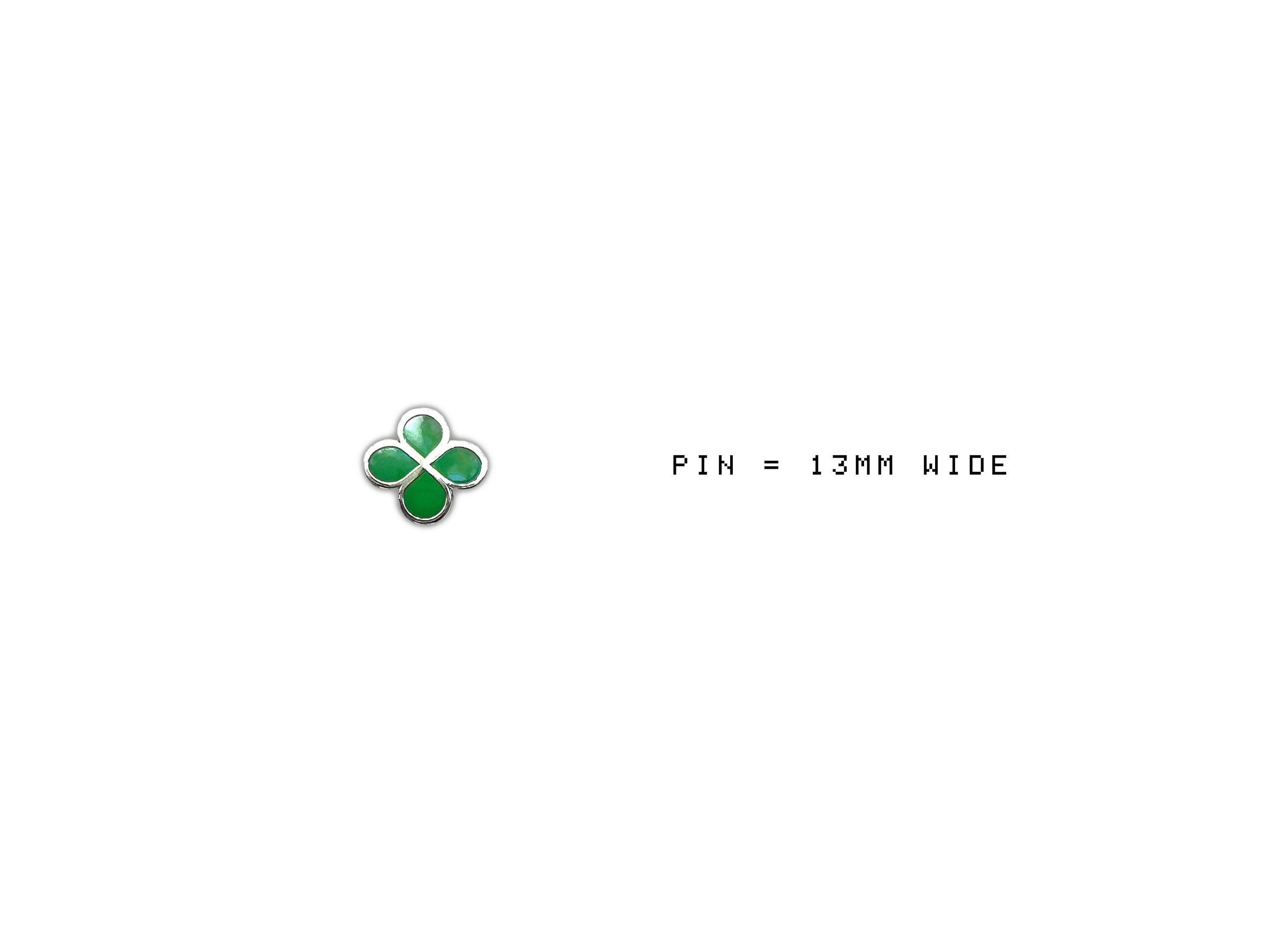 Lucky Clover Enamel Pin - SpaceX Mission Inspired Badge / Brooch - Space / Astronomy Gift
